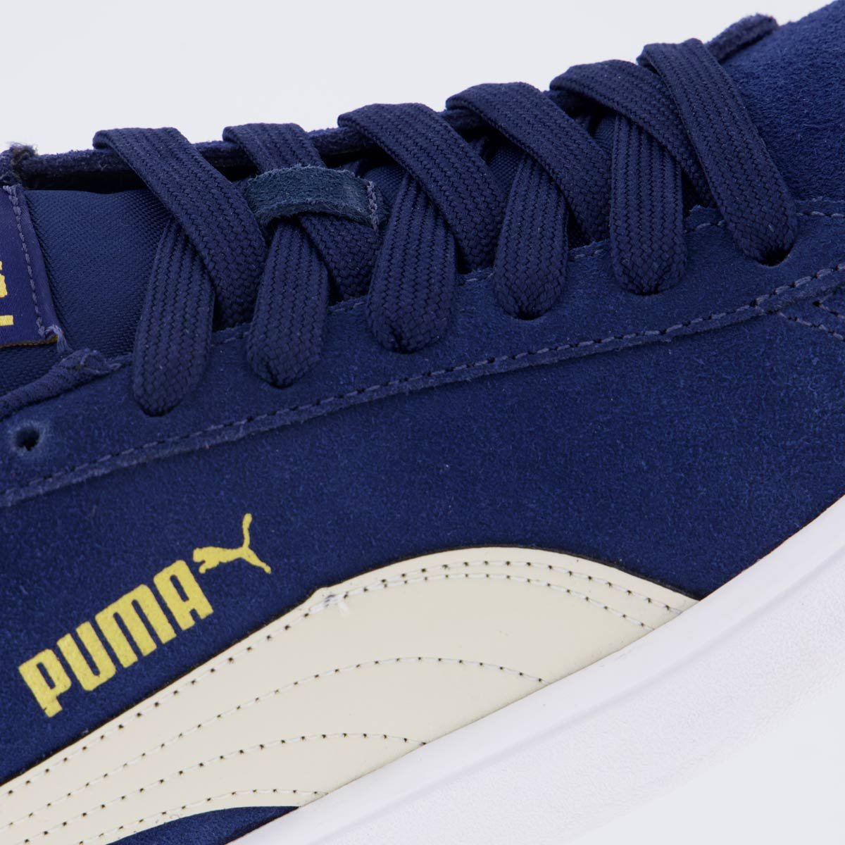 Tênis Puma Smash V3 BDP Azul Marinho e Dourado Azul 7
