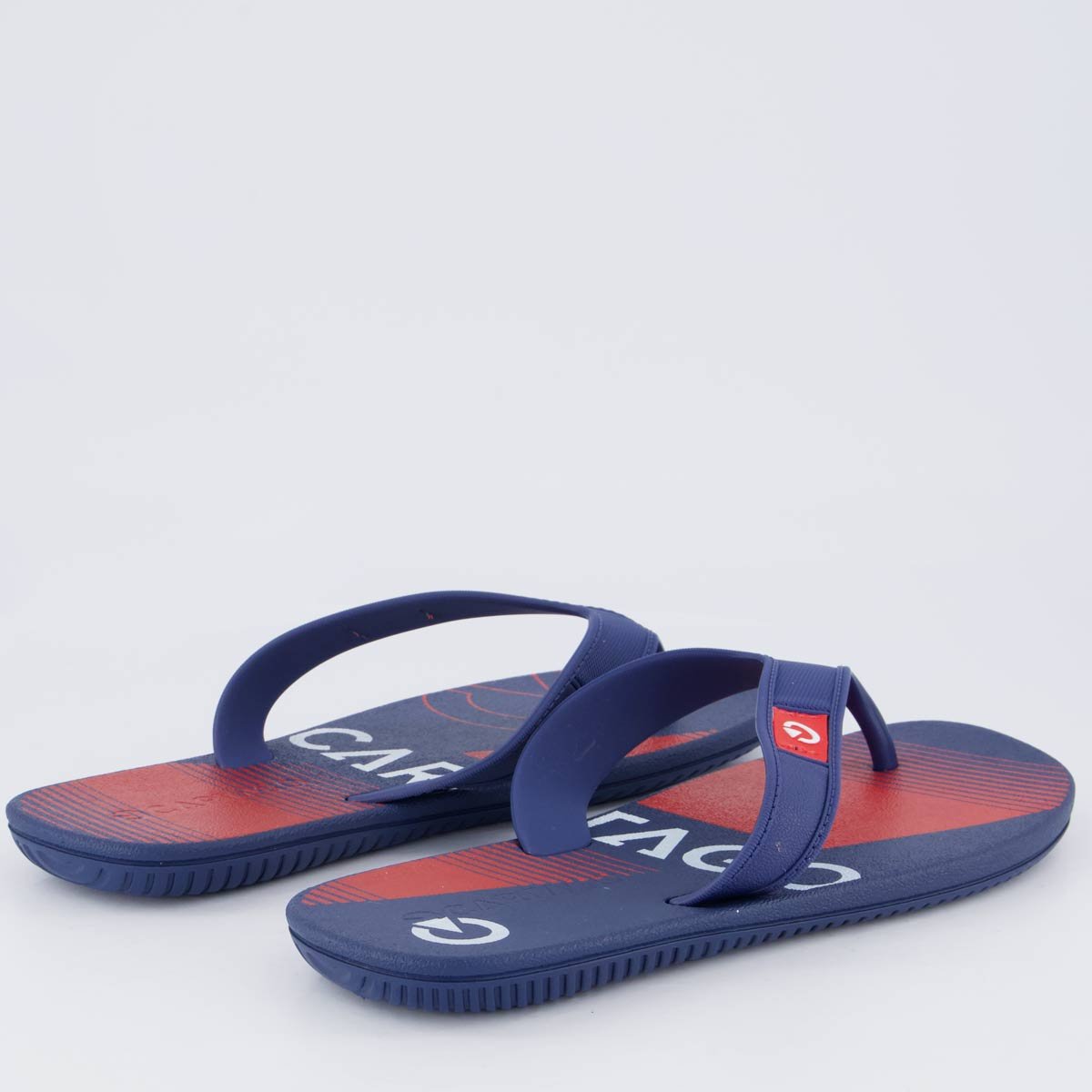 Chinelo Cartago Dakar Marinho e Vermelho Azul Marinho 4