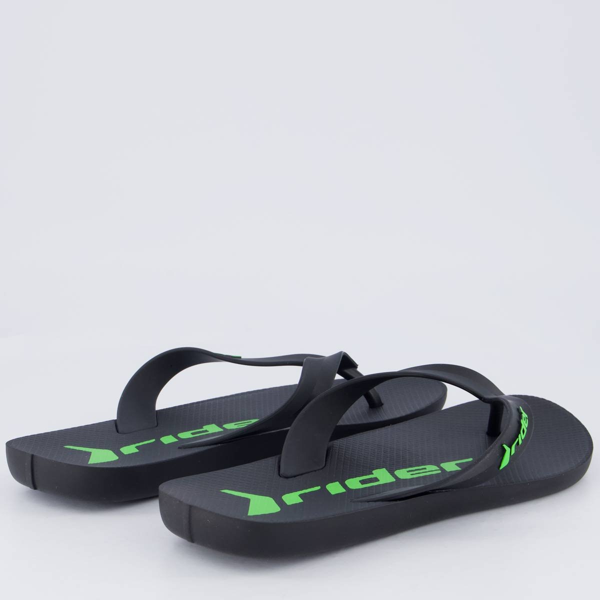 Chinelo Rider Feel Preto e Verde Preto 4