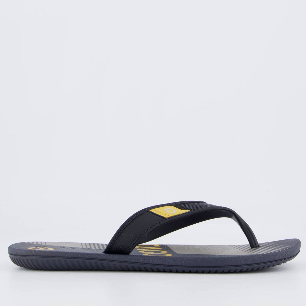 Chinelo Cartago Dakar Preto e Cinza Preto 2