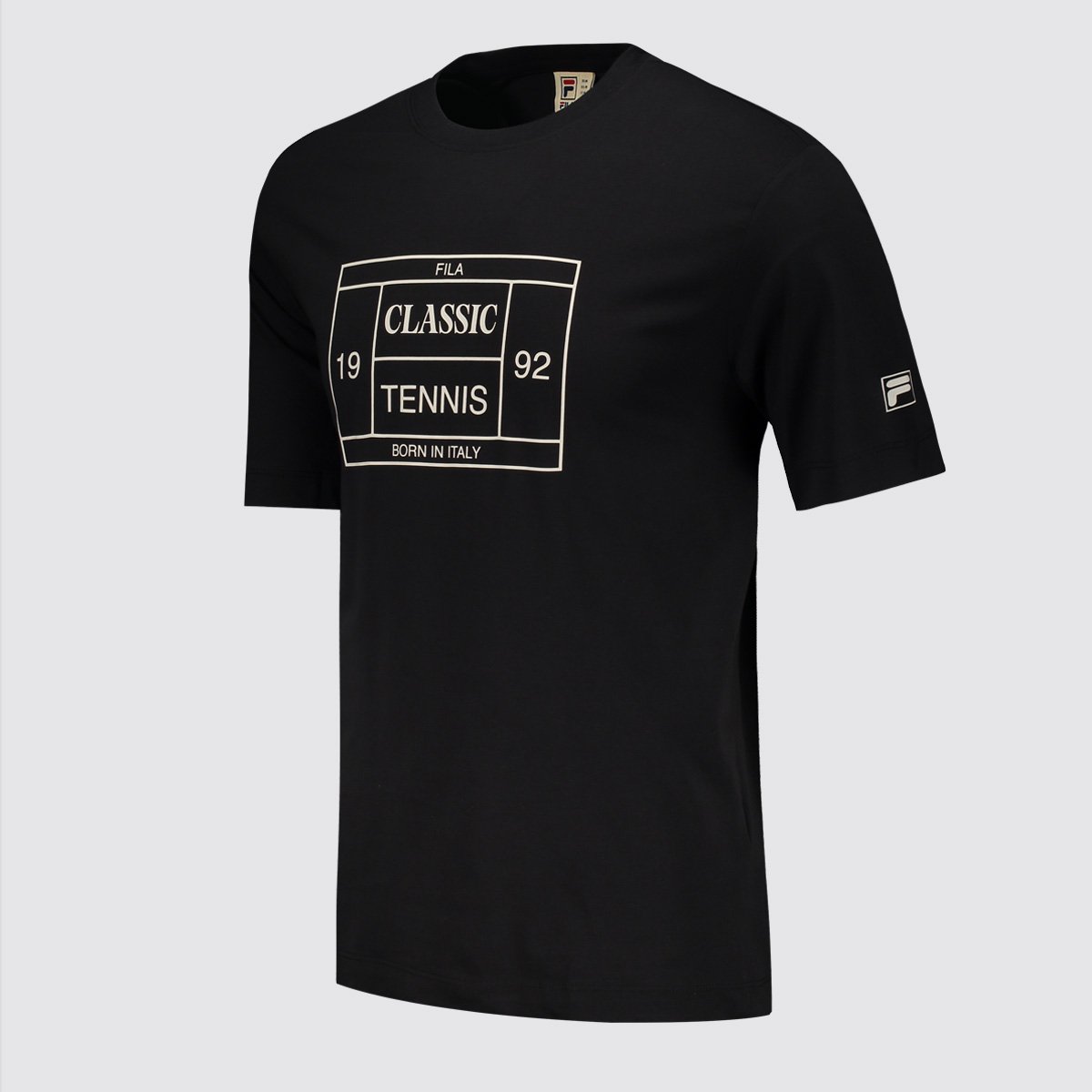 Camiseta Fila Comfort Tennis Union Classics I Preta Preto 2