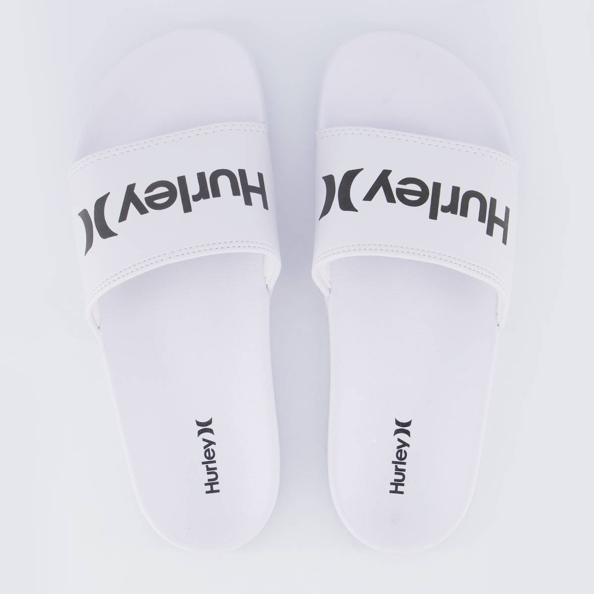 Chinelo Hurley Slide One e Only I Branco Branco 1