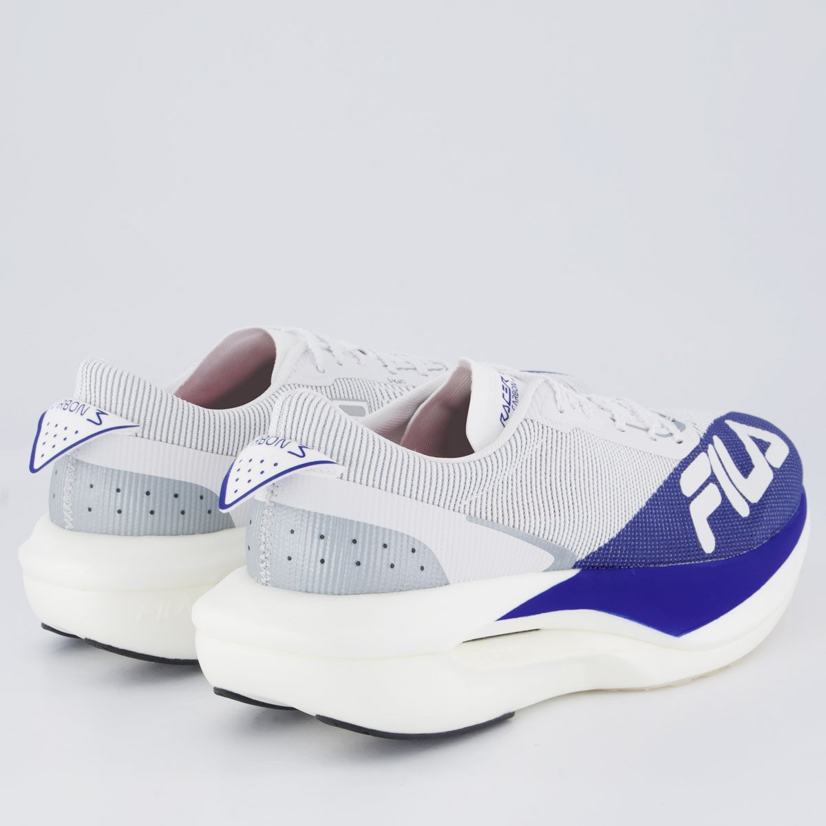 Tênis Fila Racer Carbon 3 Branco e Azul Branco/Azul 3