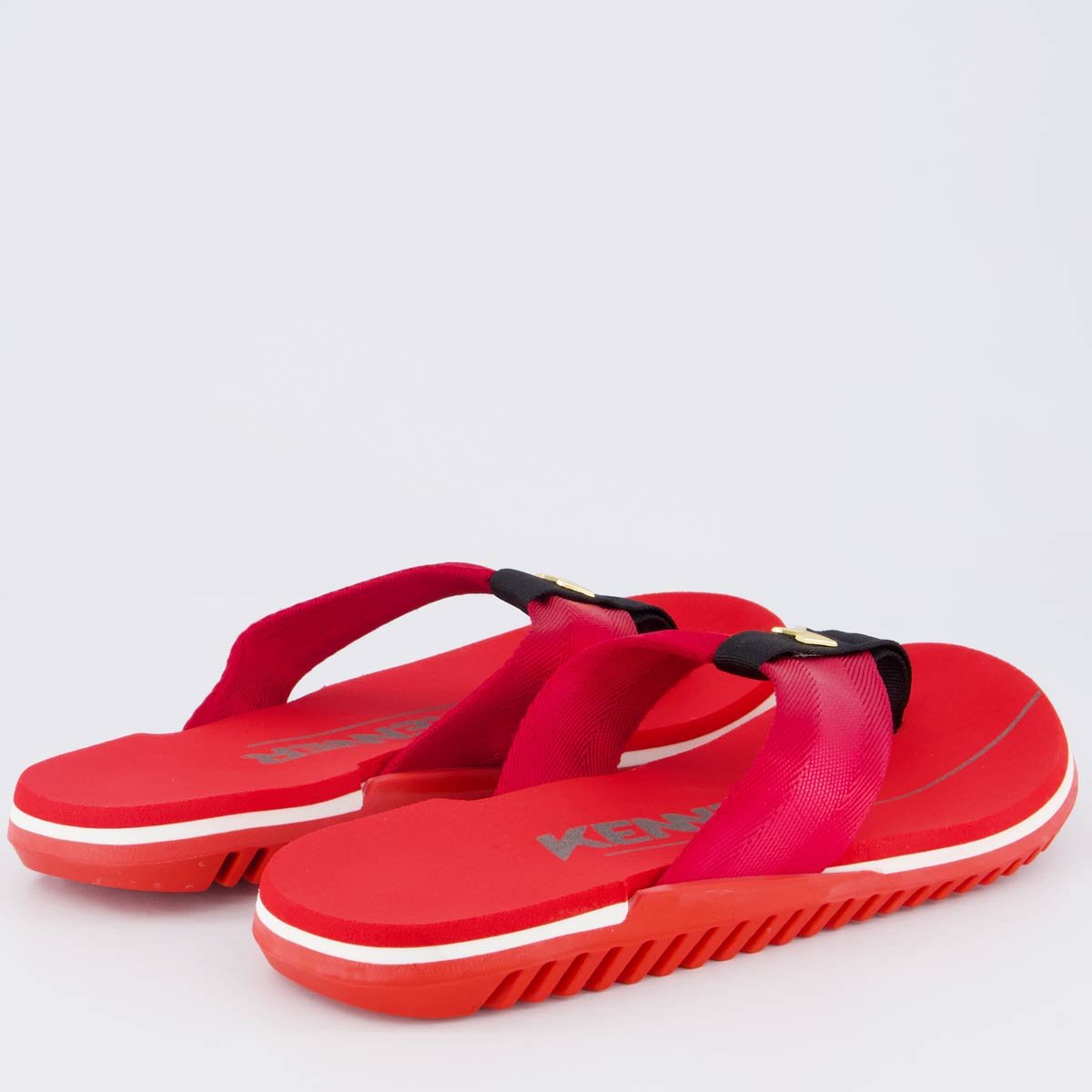 Chinelo Kenner Nk6 Colors Vermelho Vermelho 4