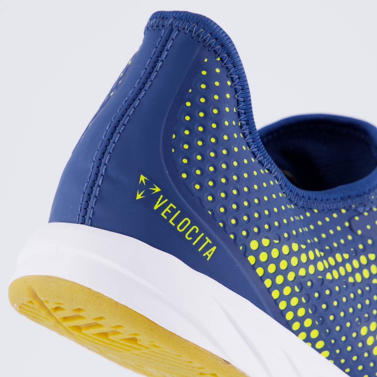 Chuteira Umbro Velocita LX Club Futsal Marinho e Amarela Azul Marinho 4