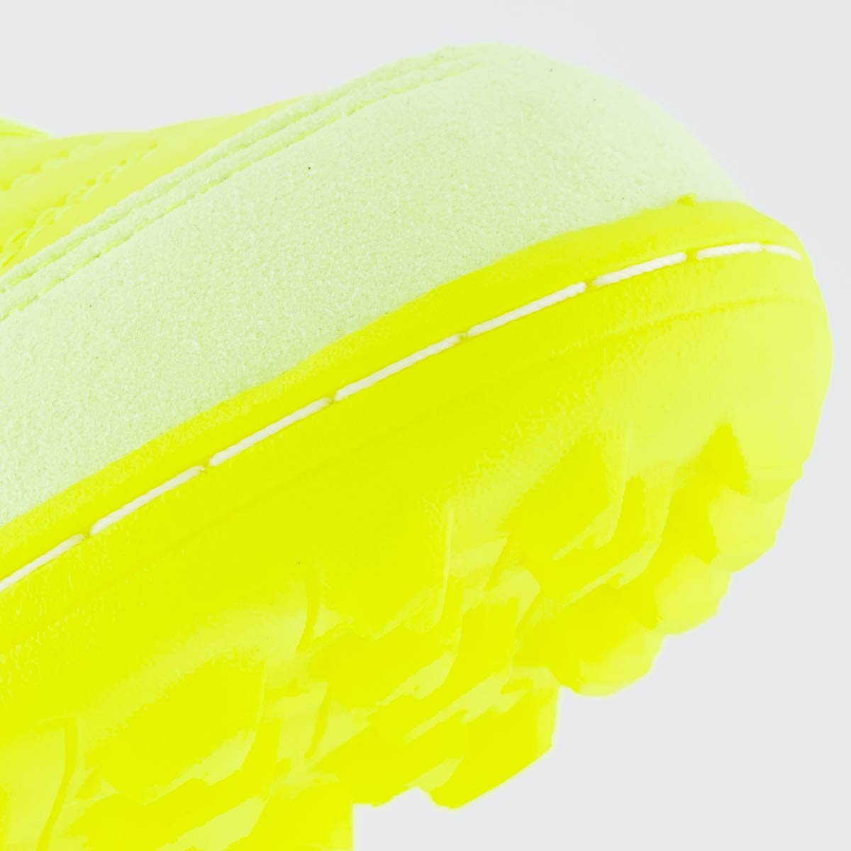 Chuteira Umbro X-Comfort Society Amarela Neon e Coral Amarelo 8