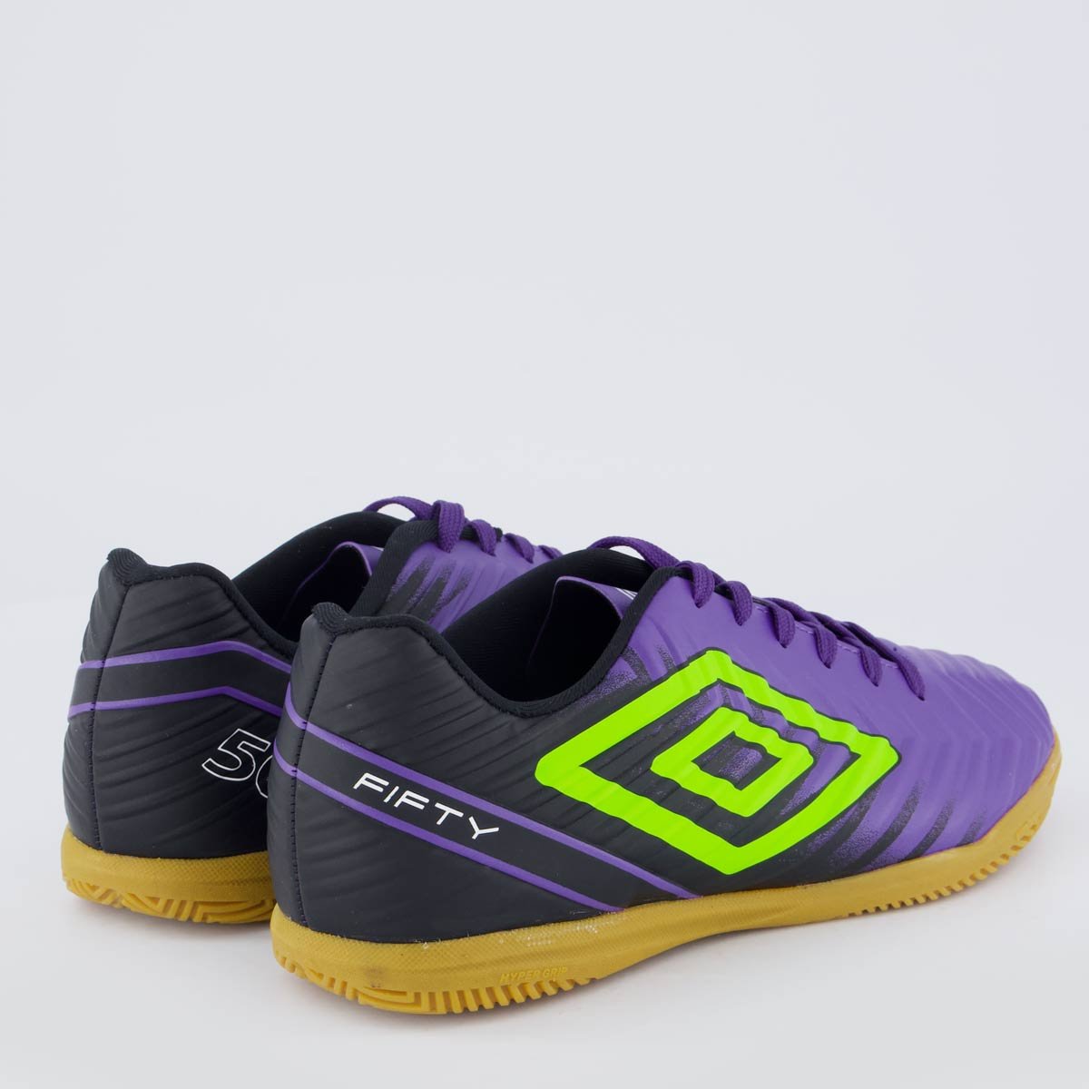 Chuteira Umbro Fifty V Futsal Roxa e Preta Roxo 3