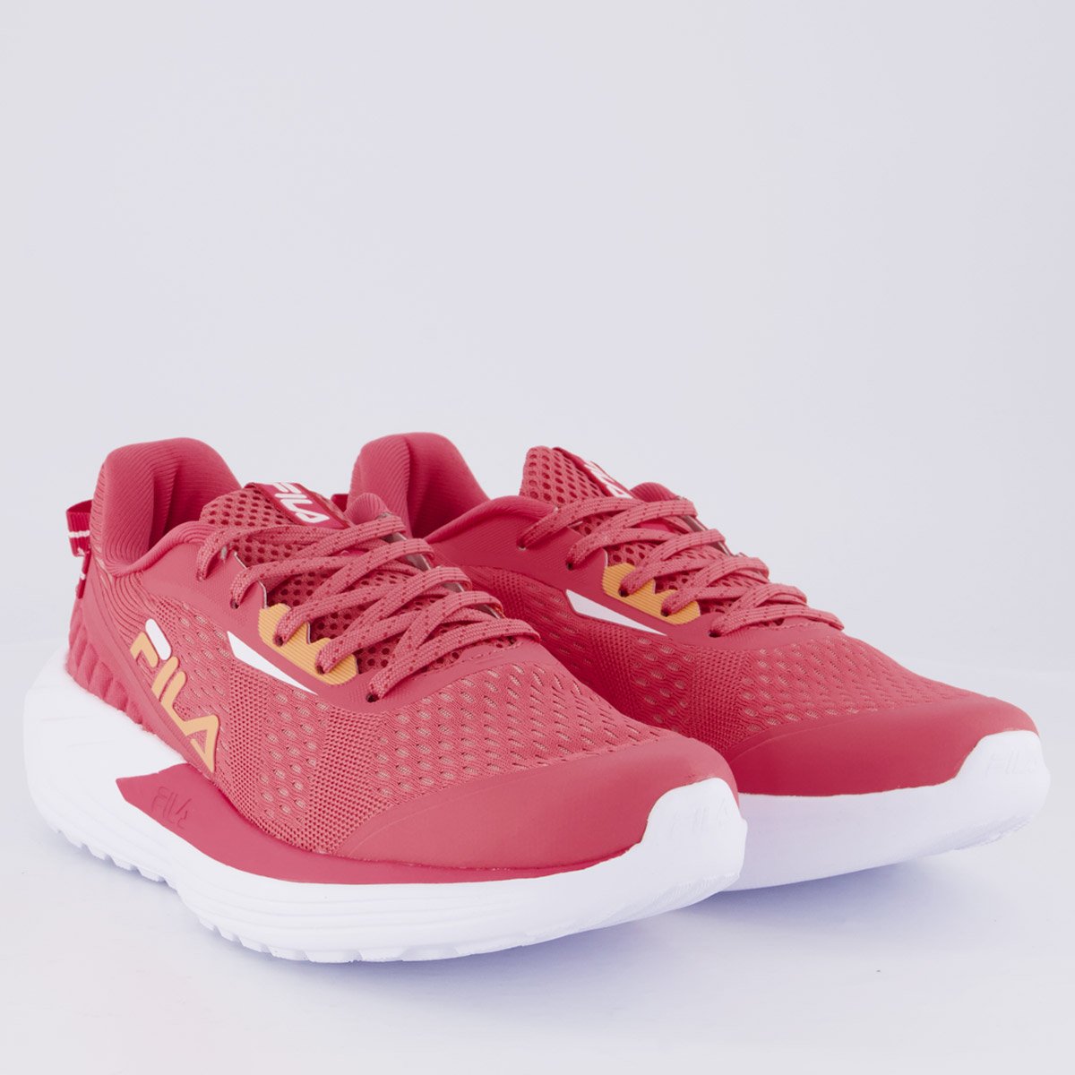 Tênis Fila Diffusion Feminino Rosa e Branco Coral 2