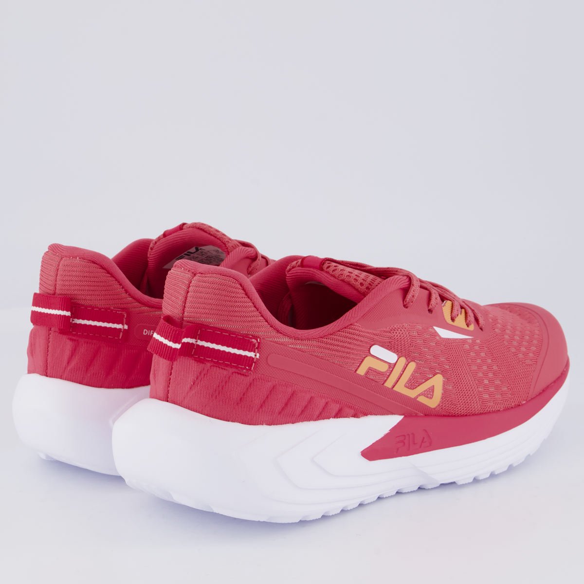 Tênis Fila Diffusion Feminino Rosa e Branco Coral 3