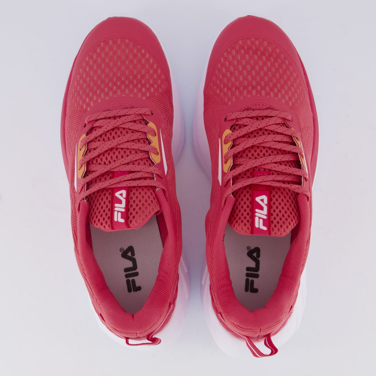 Tênis Fila Diffusion Feminino Rosa e Branco Coral 4