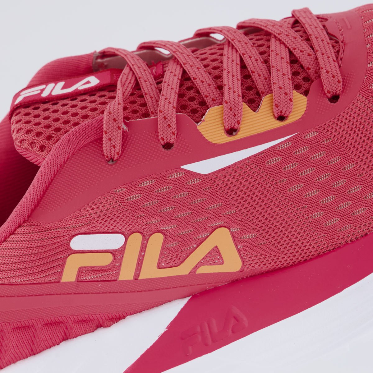 Tênis Fila Diffusion Feminino Rosa e Branco Coral 7