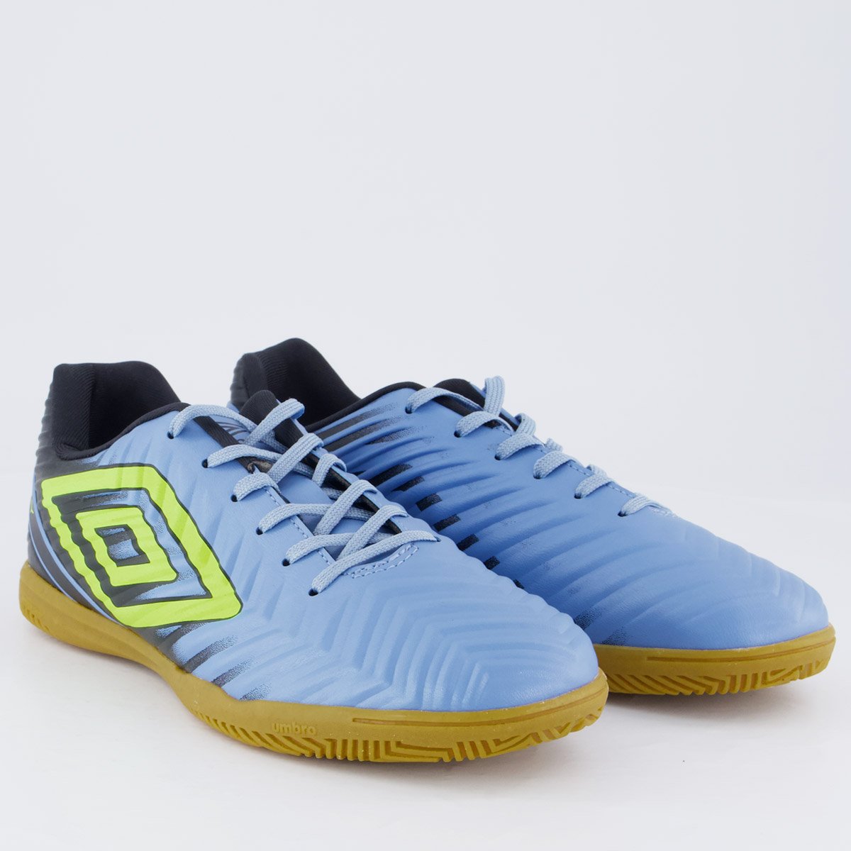Chuteira Umbro Fifty V Futsal Azul e Preta Azul 2