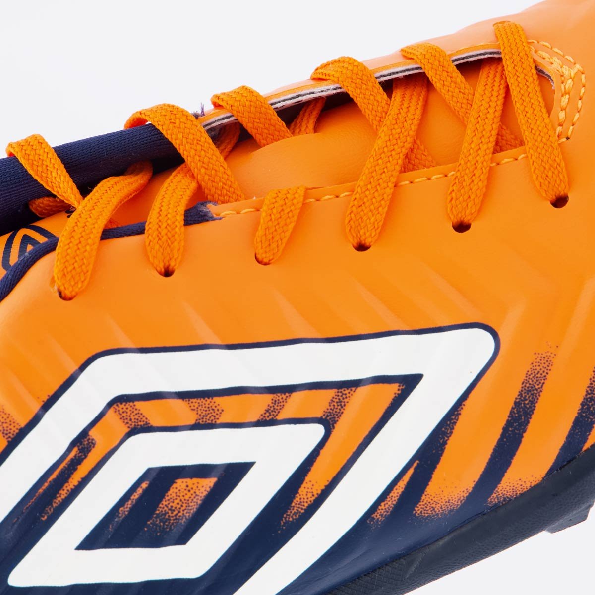 Chuteira Umbro Fifty V Society Laranja e Marinho Laranja 7
