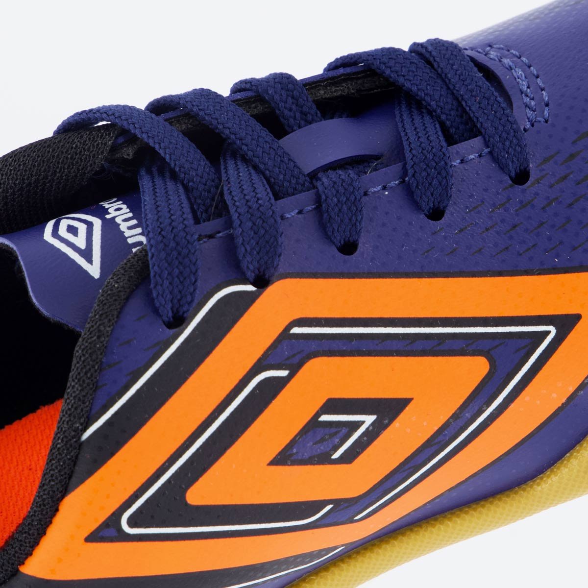 Chuteira Umbro Fast II Futsal Juvenil Marinho e Laranja Azul Marinho 7