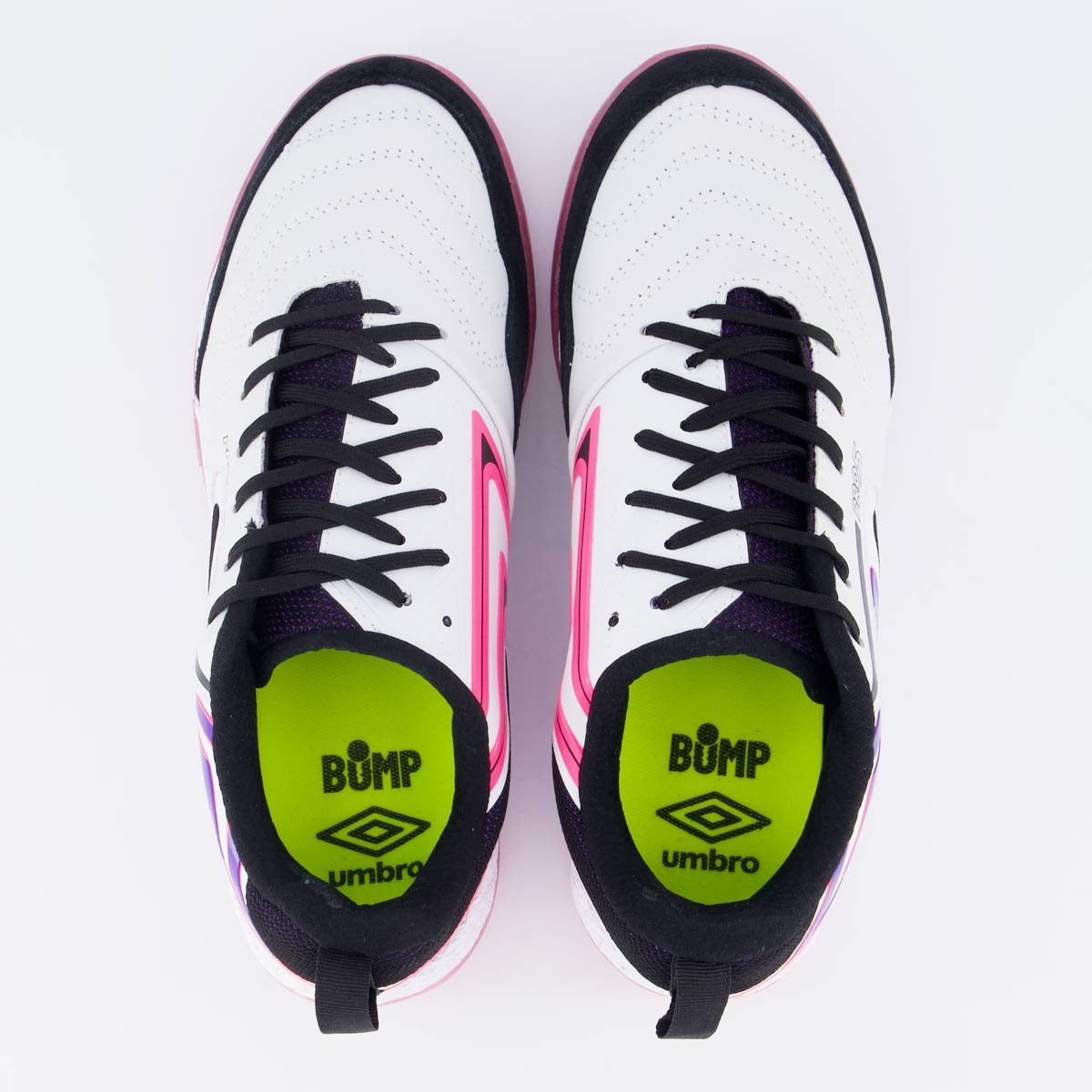 Chuteira Umbro Pro 5 Bump Futsal Branca Branco 4