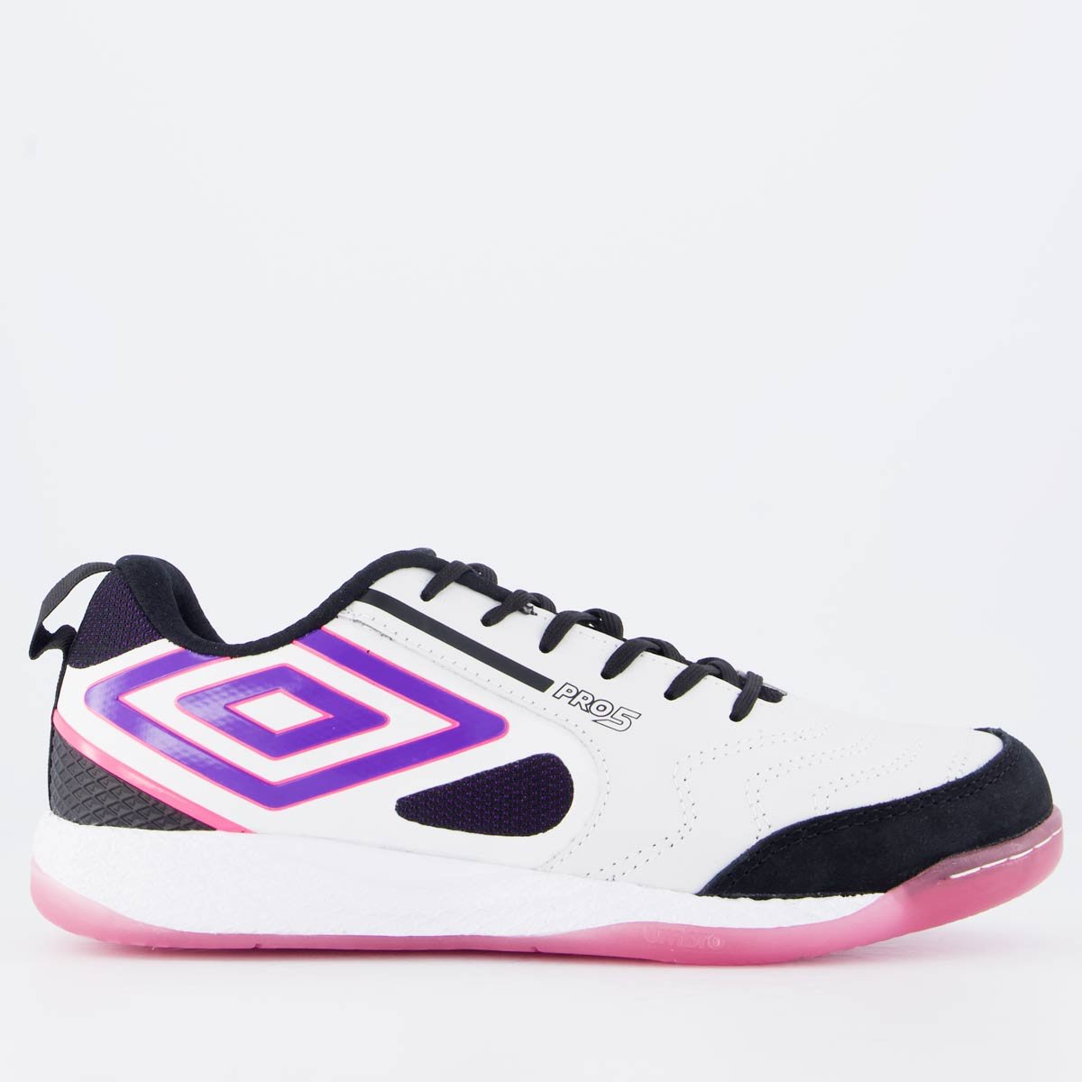 Chuteira Umbro Pro 5 Bump Futsal Branca