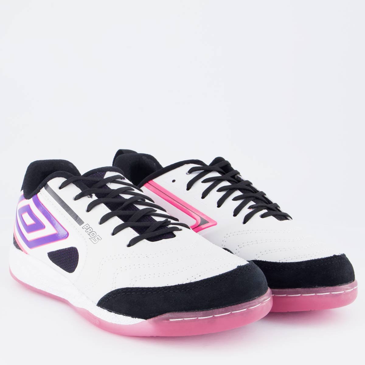 Chuteira Umbro Pro 5 Bump Futsal Branca Branco 2