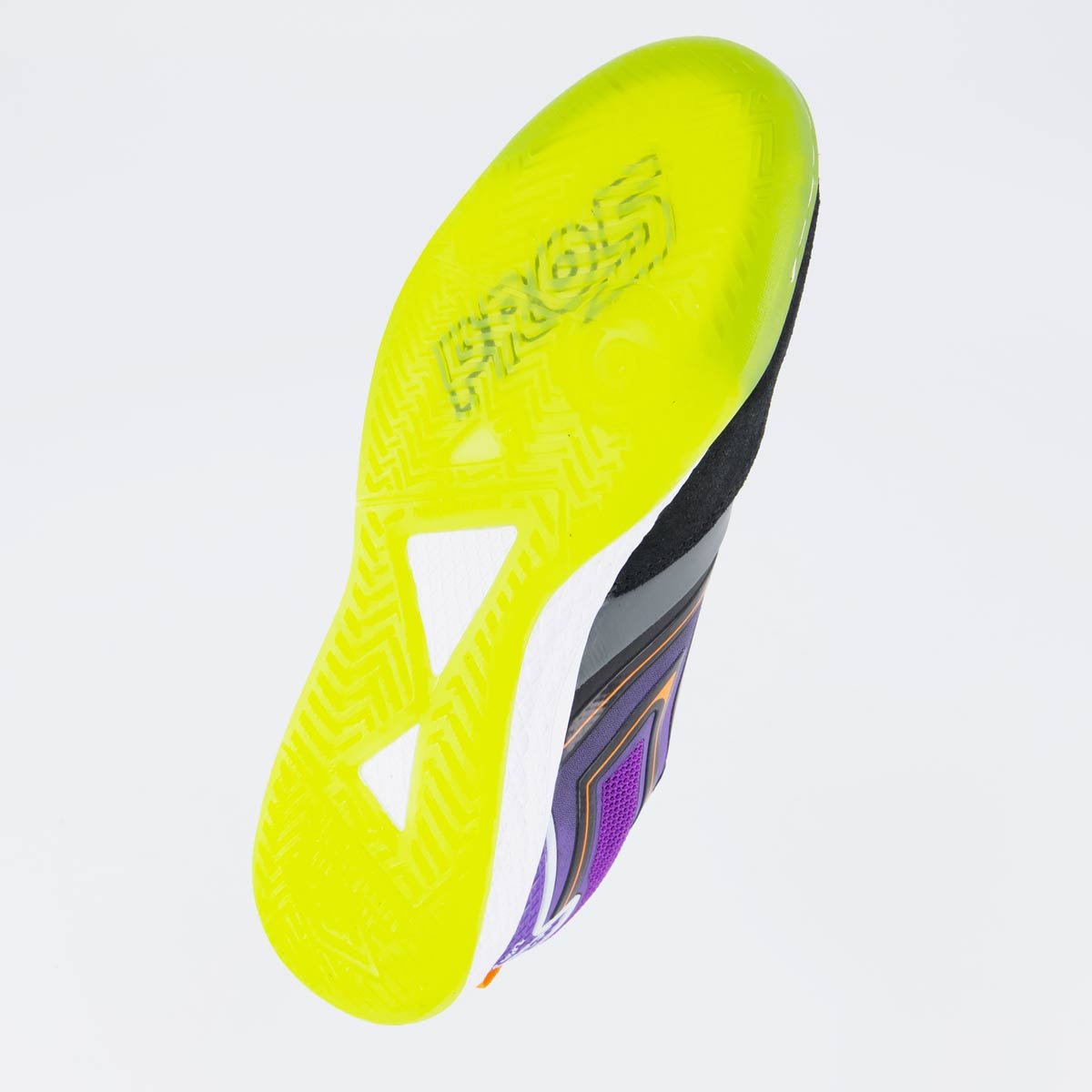 Chuteira Umbro Pro 5 Bump Futsal Grafite Cinza/Roxo 5