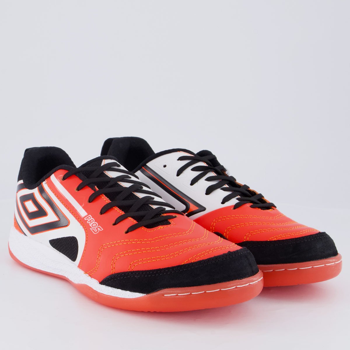 Chuteira Umbro Pro 5 Bump Futsal Coral Vermelho 2