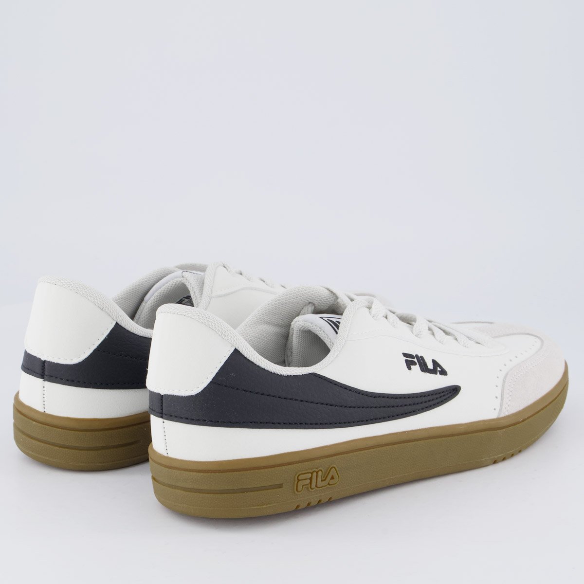 Tênis Fila Court 80 Branco e Preto Branco 3