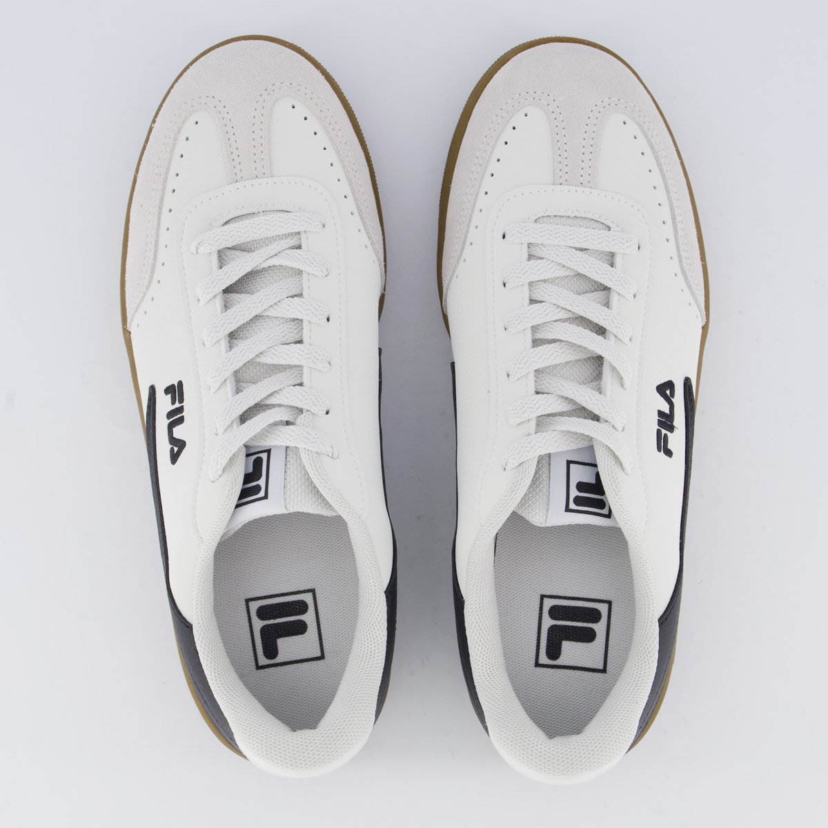 Tênis Fila Court 80 Branco e Preto Branco 4