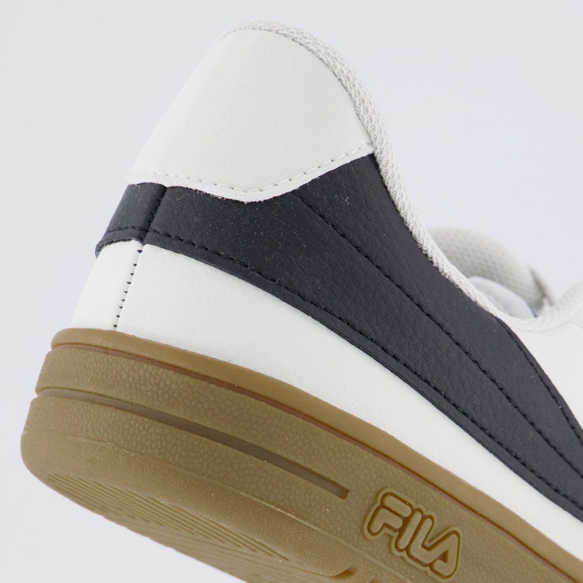 Tênis Fila Court 80 Branco e Preto Branco 6