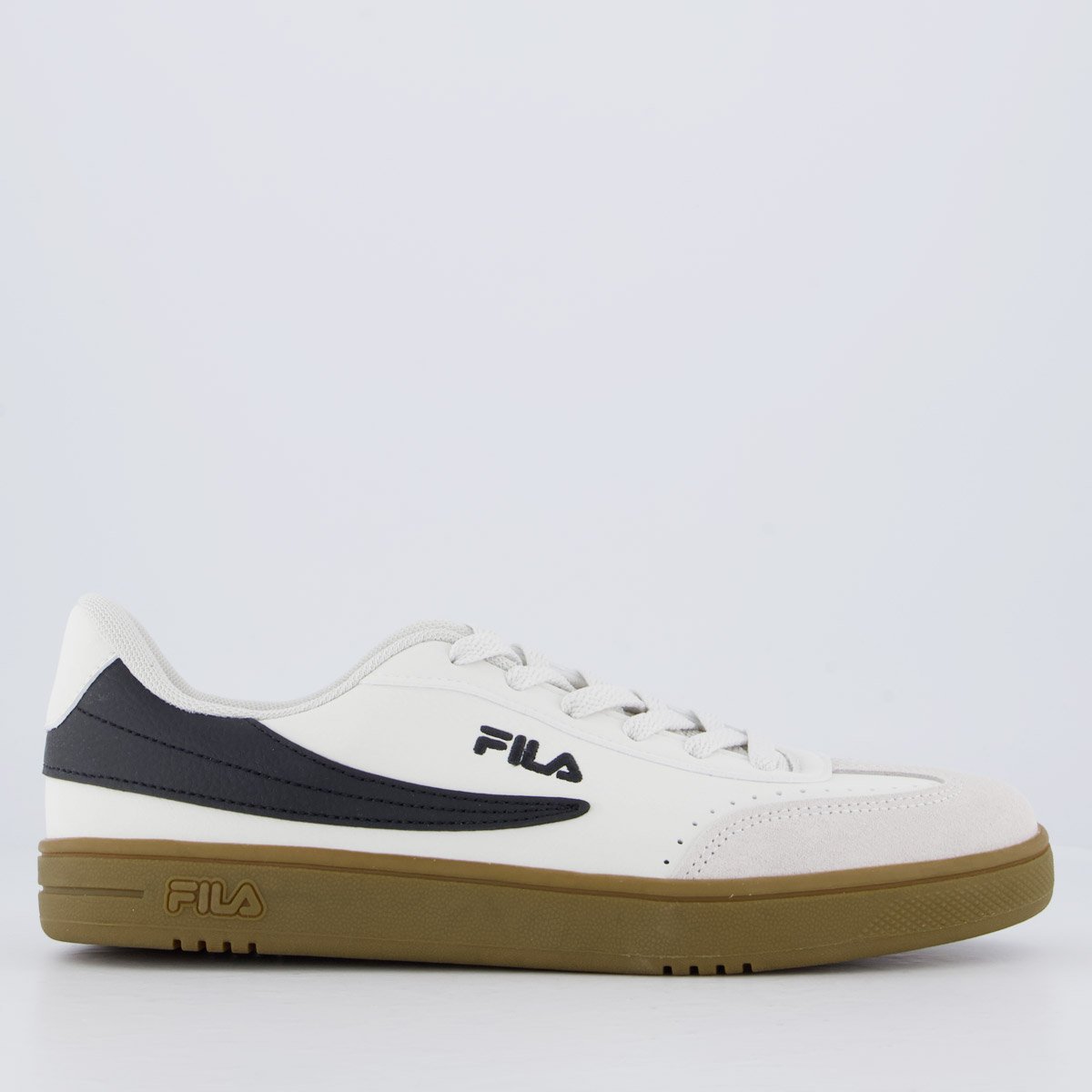 Tênis Fila Court 80 Branco e Preto