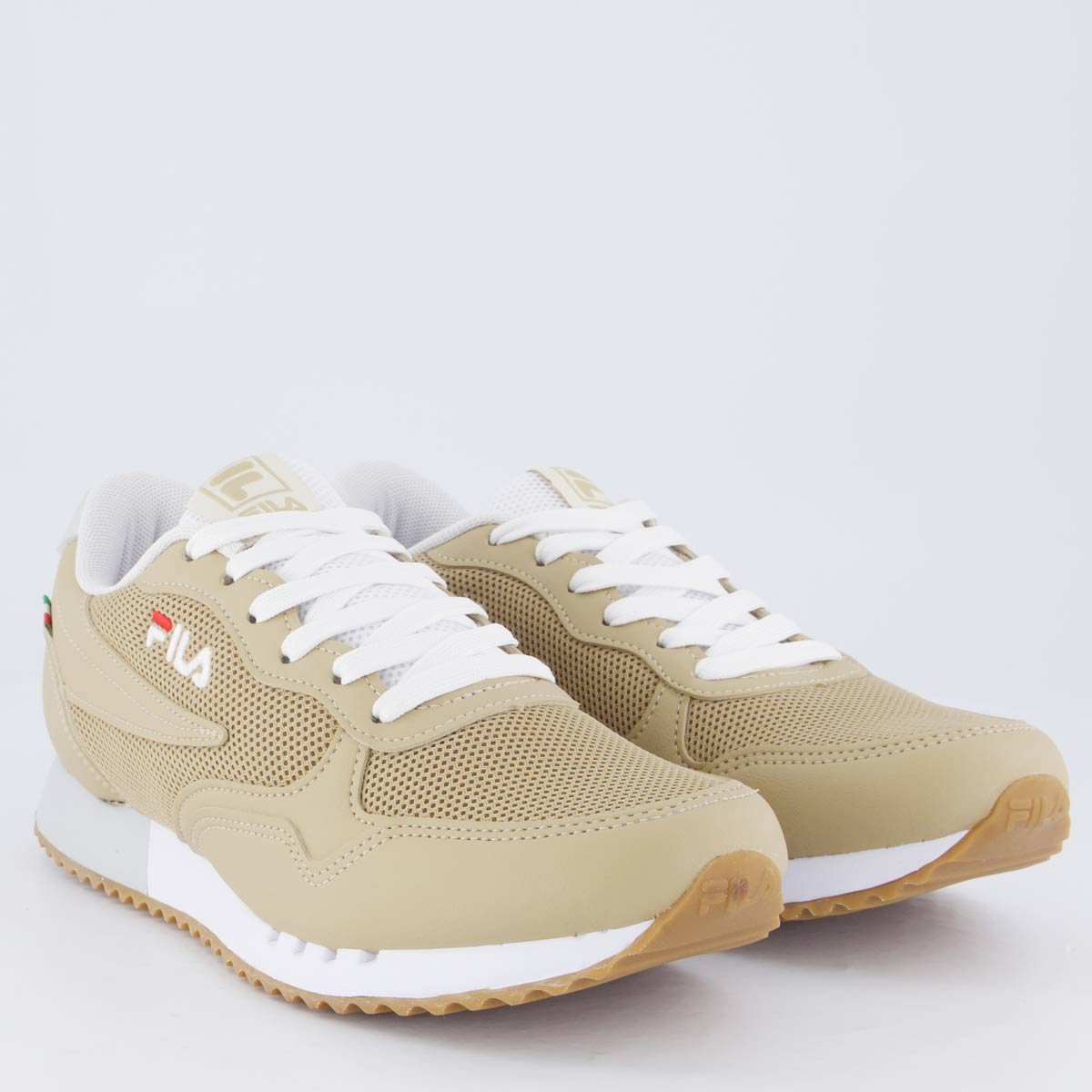 Tênis Fila Euro Jogger Sport II Bege Bege 2