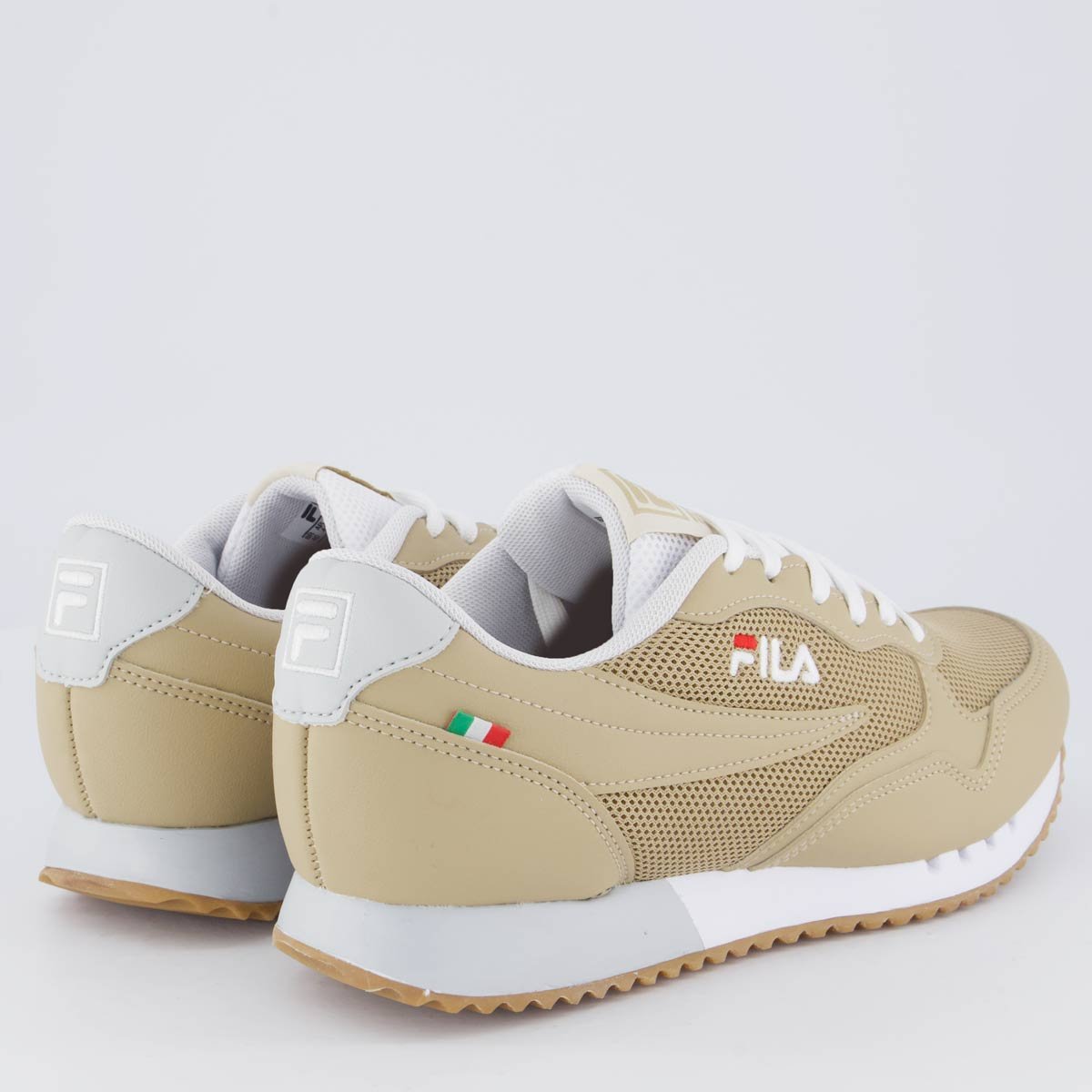 Tênis Fila Euro Jogger Sport II Bege Bege 3