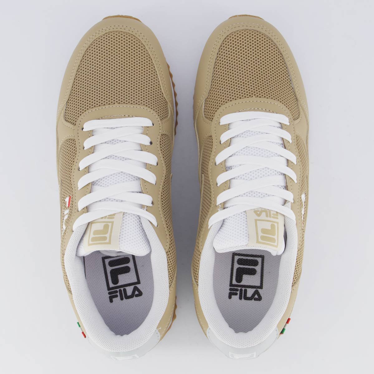 Tênis Fila Euro Jogger Sport II Bege Bege 4