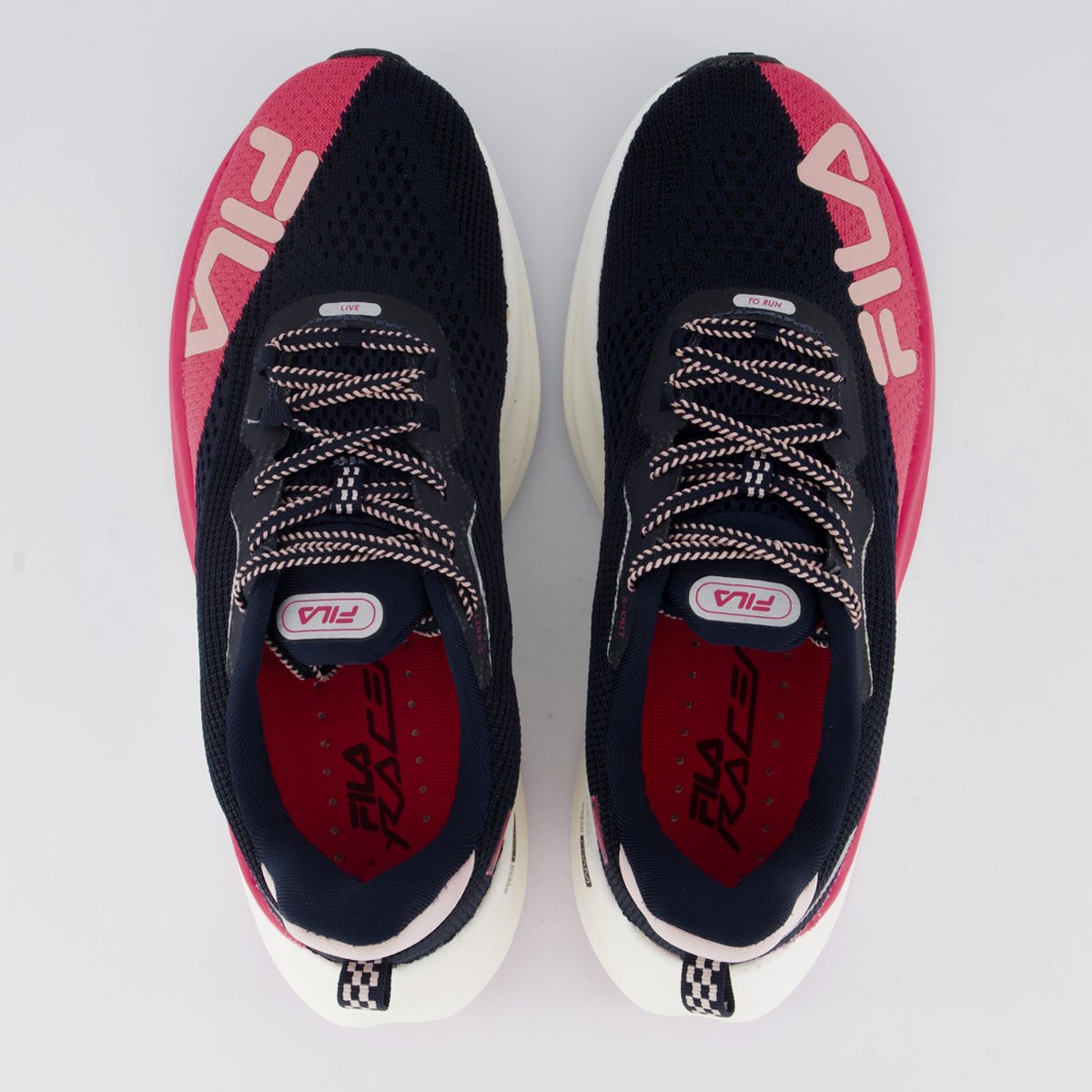 Tênis Fila Racer Speedzone Feminino Marinho e Rosa Preto/Rosa 4