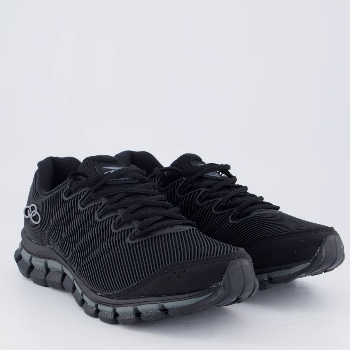 Tênis Olympikus Dynamic Preto e Cinza Escuro Preto 2