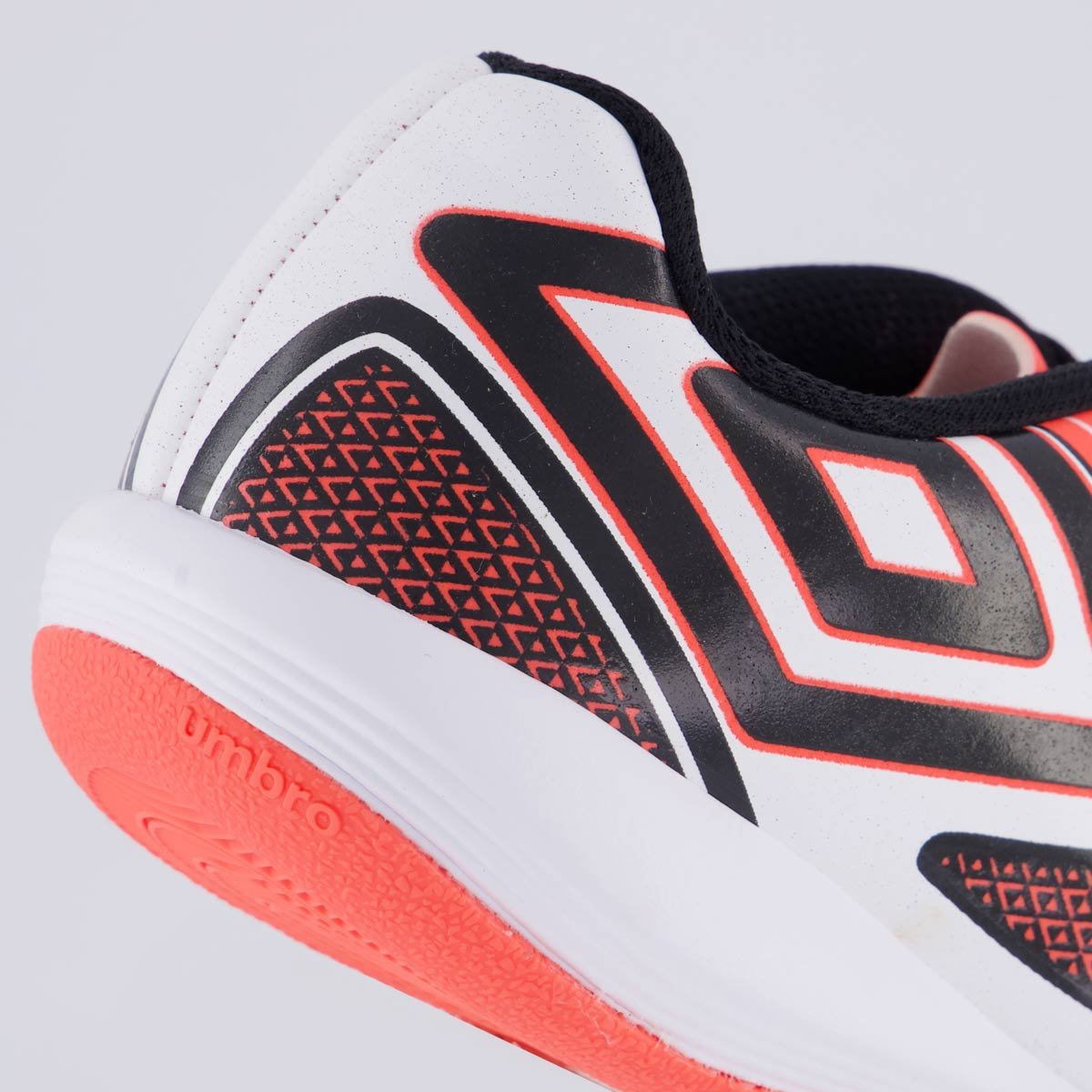 Chuteira Umbro Pro 5 Futsal Juvenil Coral Laranja 6