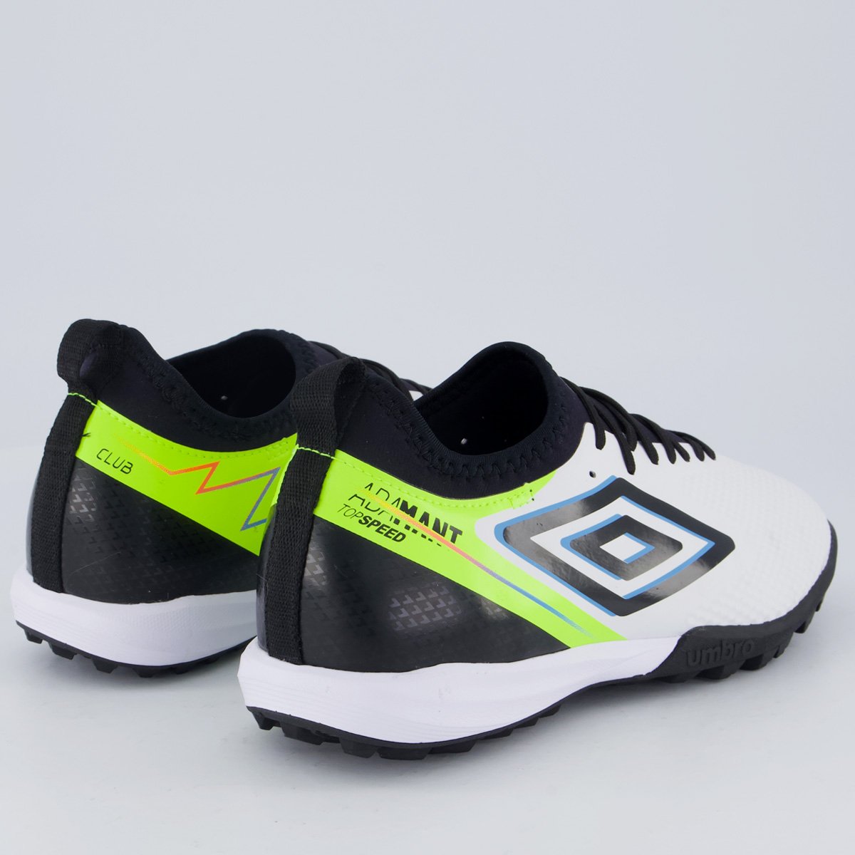 Chuteira Umbro Adamant Top Speed Club Society Branca Branco 3