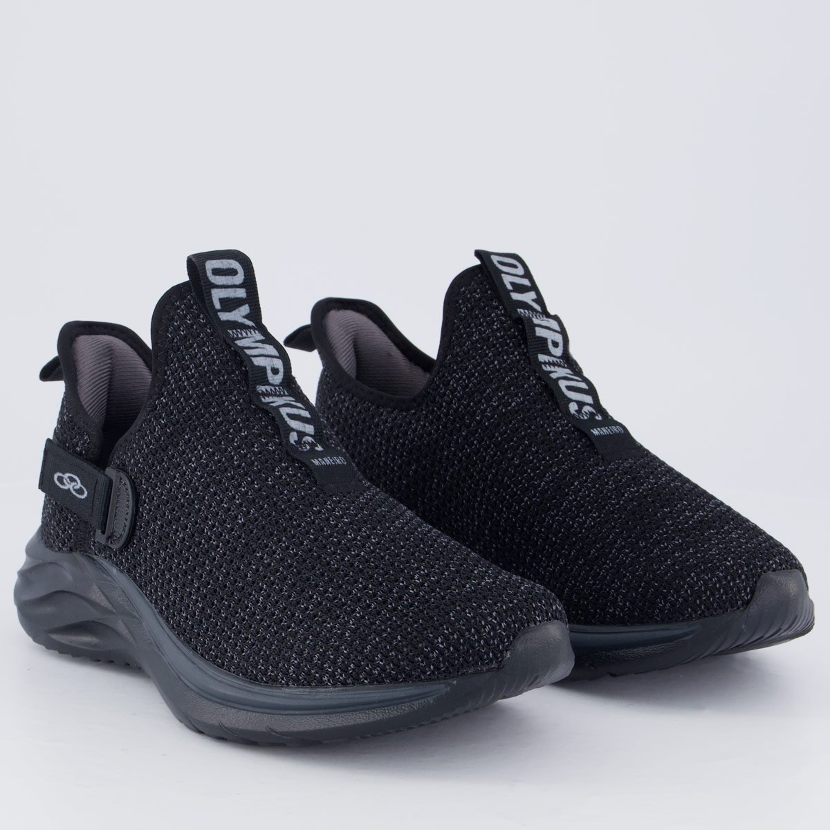 Tênis Olympikus Maneiro Juvenil Preto Chumbo Preto 2