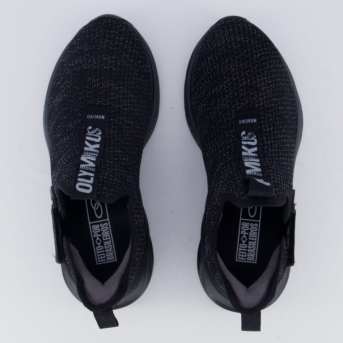 Tênis Olympikus Maneiro Juvenil Preto Chumbo Preto 4