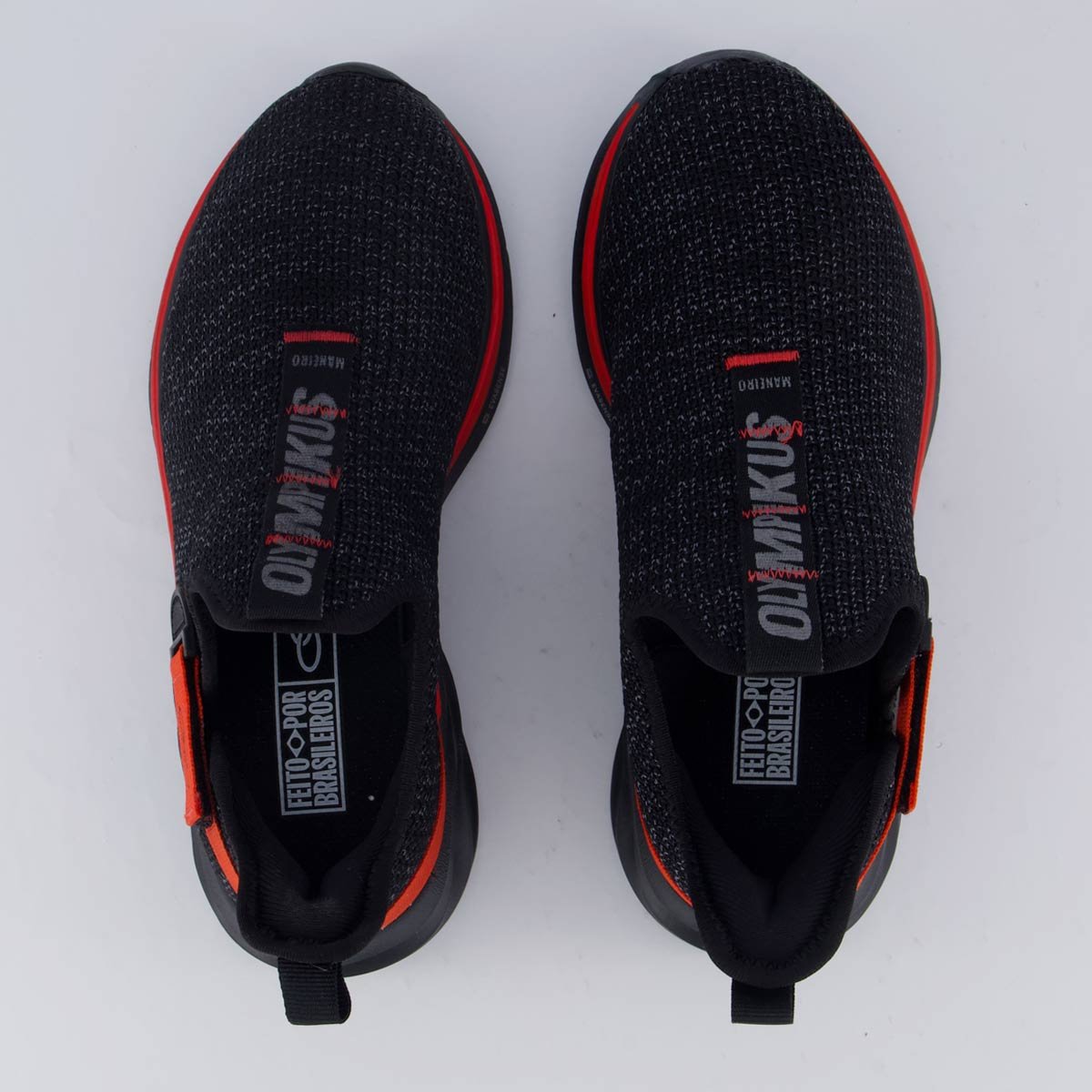 Tênis Olympikus Maneiro Juvenil Preto e Vermelho Preto/Vermelho 4