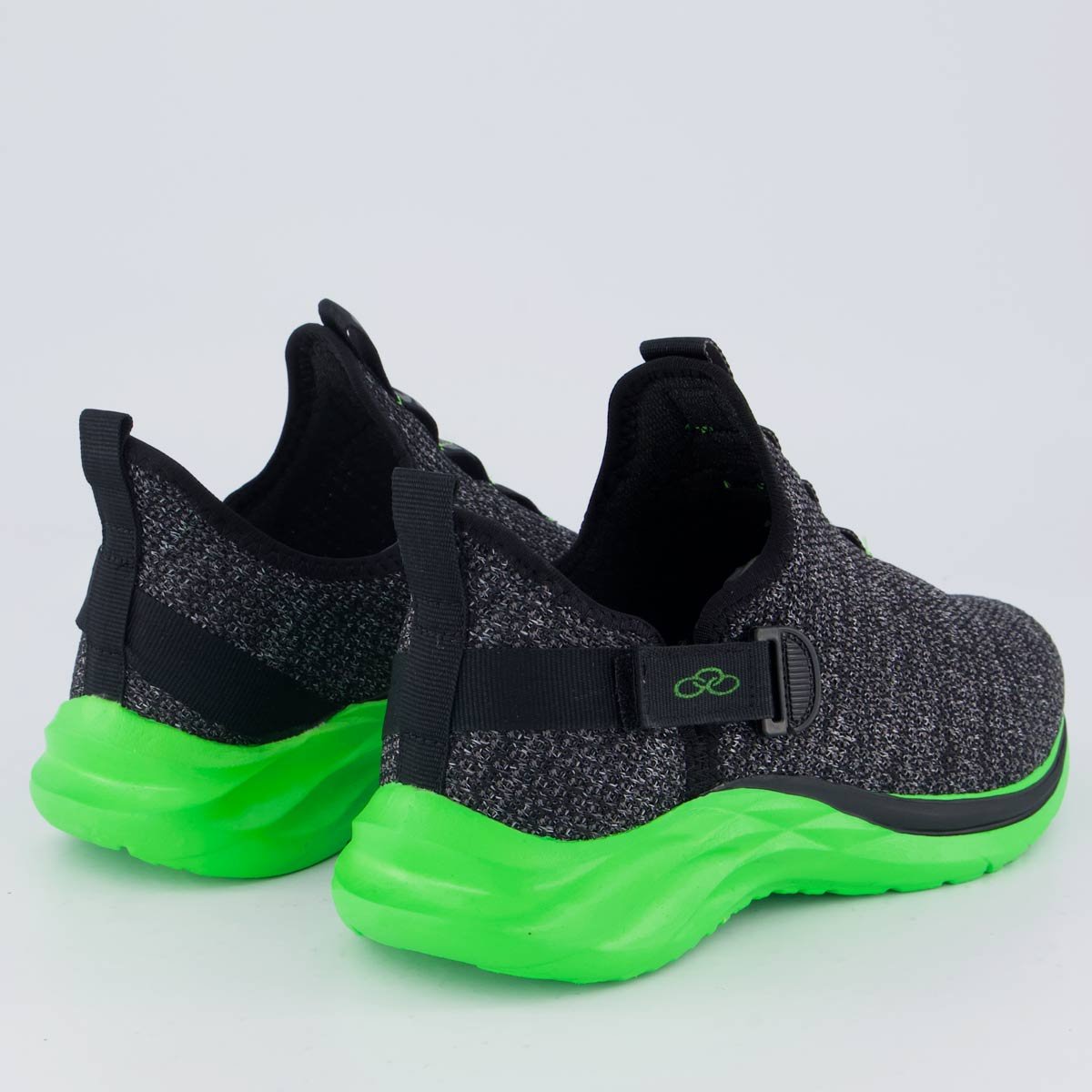 Tênis Olympikus Maneiro Juvenil Preto e Verde Preto/Verde 3