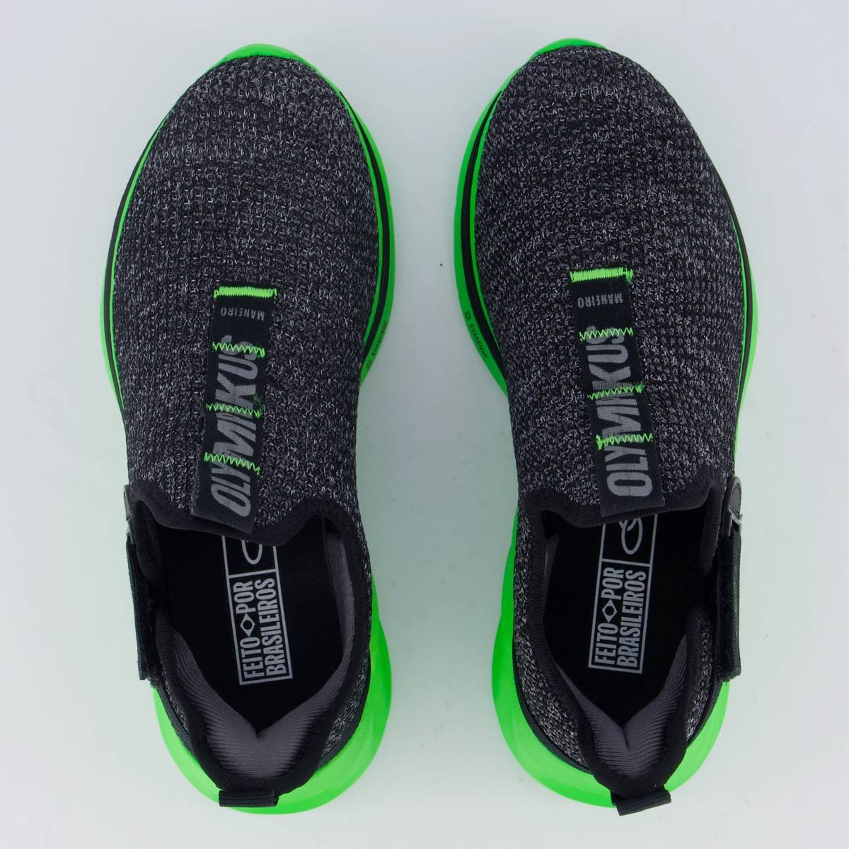 Tênis Olympikus Maneiro Juvenil Preto e Verde Preto/Verde 4