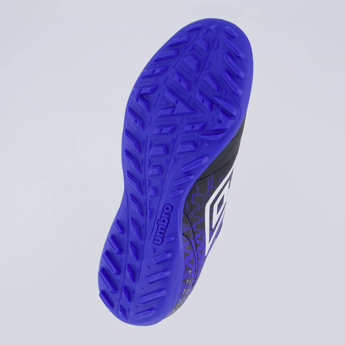 Chuteira Umbro Class Neo Juvenil Society Preta e Azul Preto/Azul 5