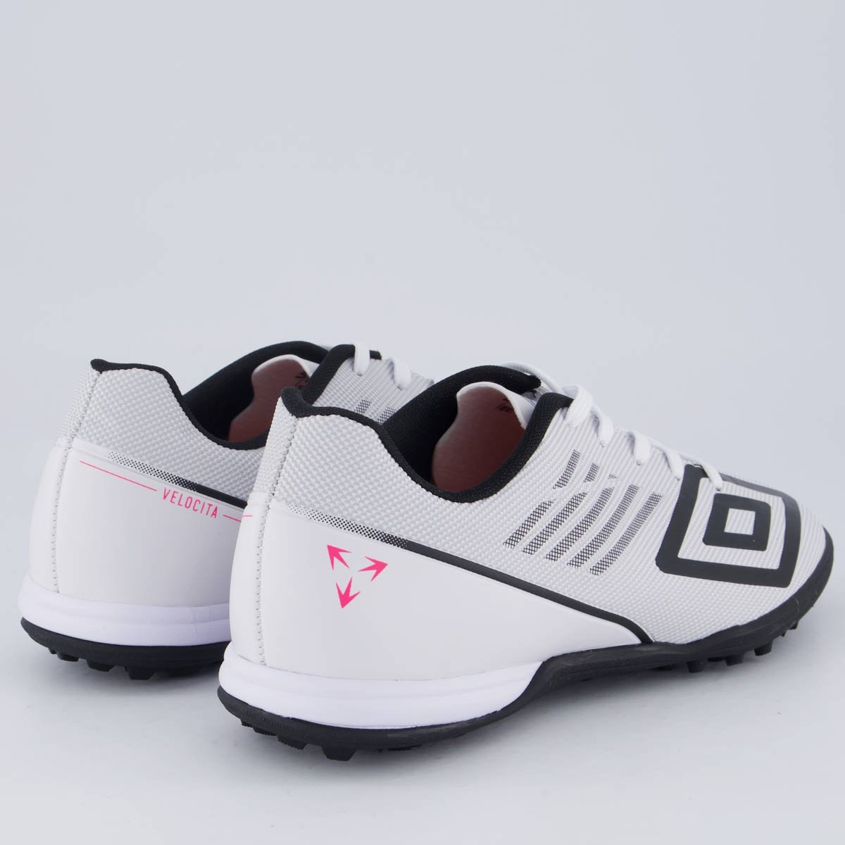 Chuteira Umbro Velocita Décimo Club Society Cinza Claro Branco/Cinza 3