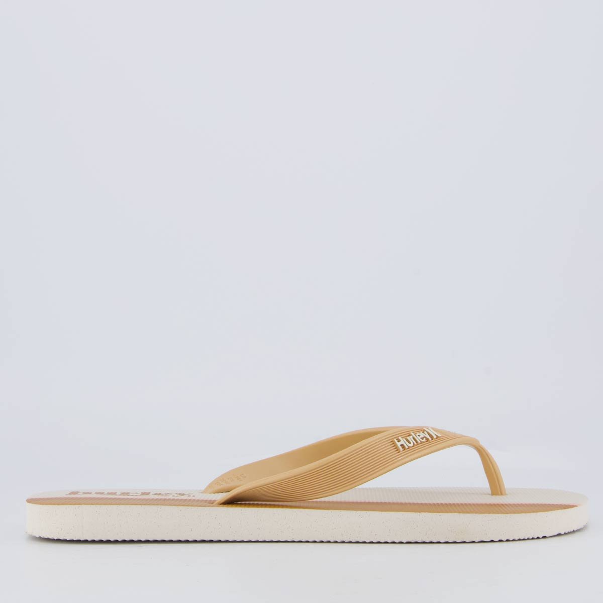 Chinelo Hurley Puff I Marrom e Bege Bege 2