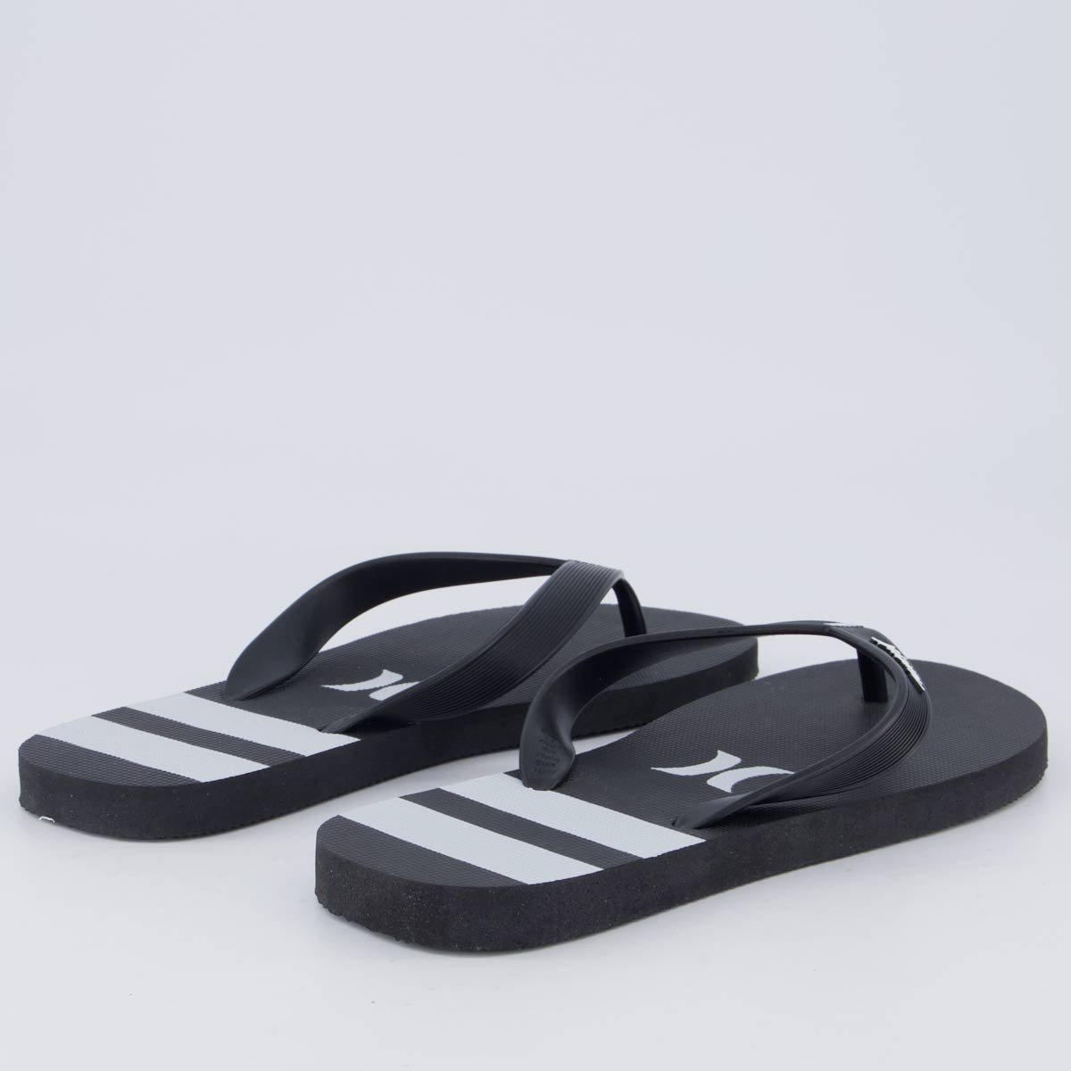 Chinelo Hurley Oceanside I Preto e Cinza Preto 4