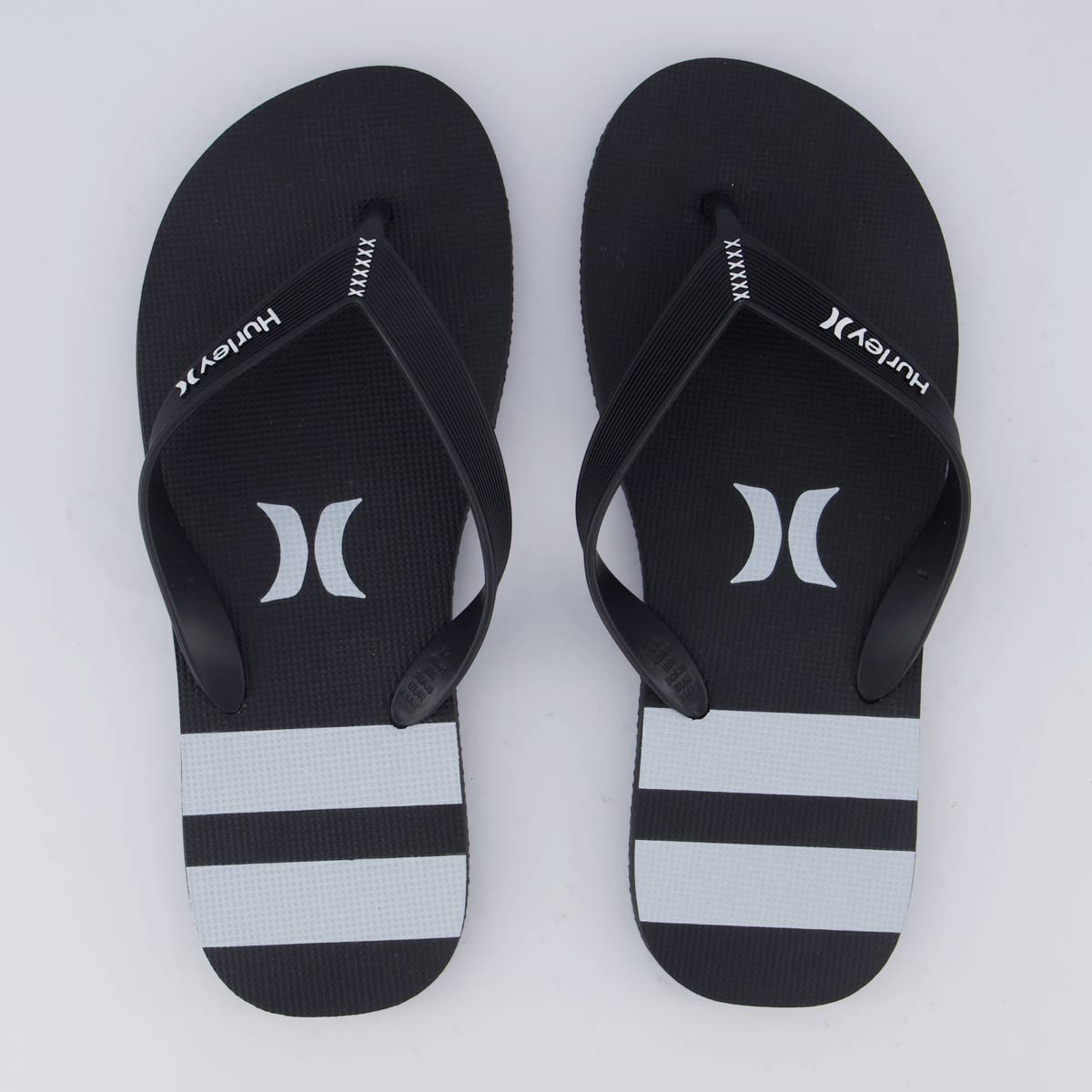 Chinelo Hurley Oceanside I Preto e Cinza Preto 1