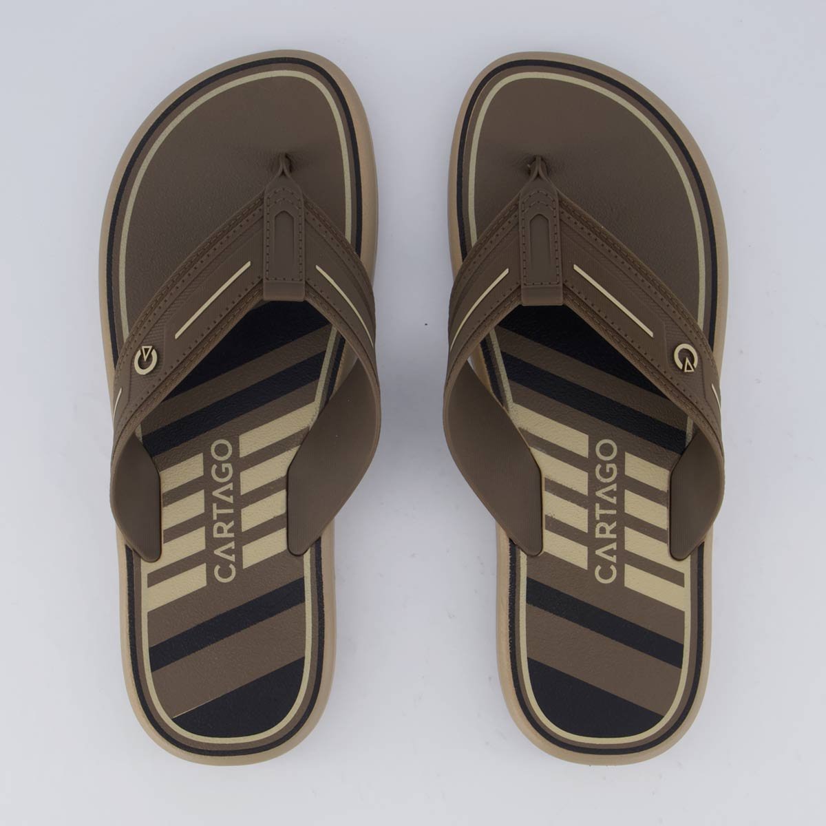 Chinelo Cartago Palermo II Marrom