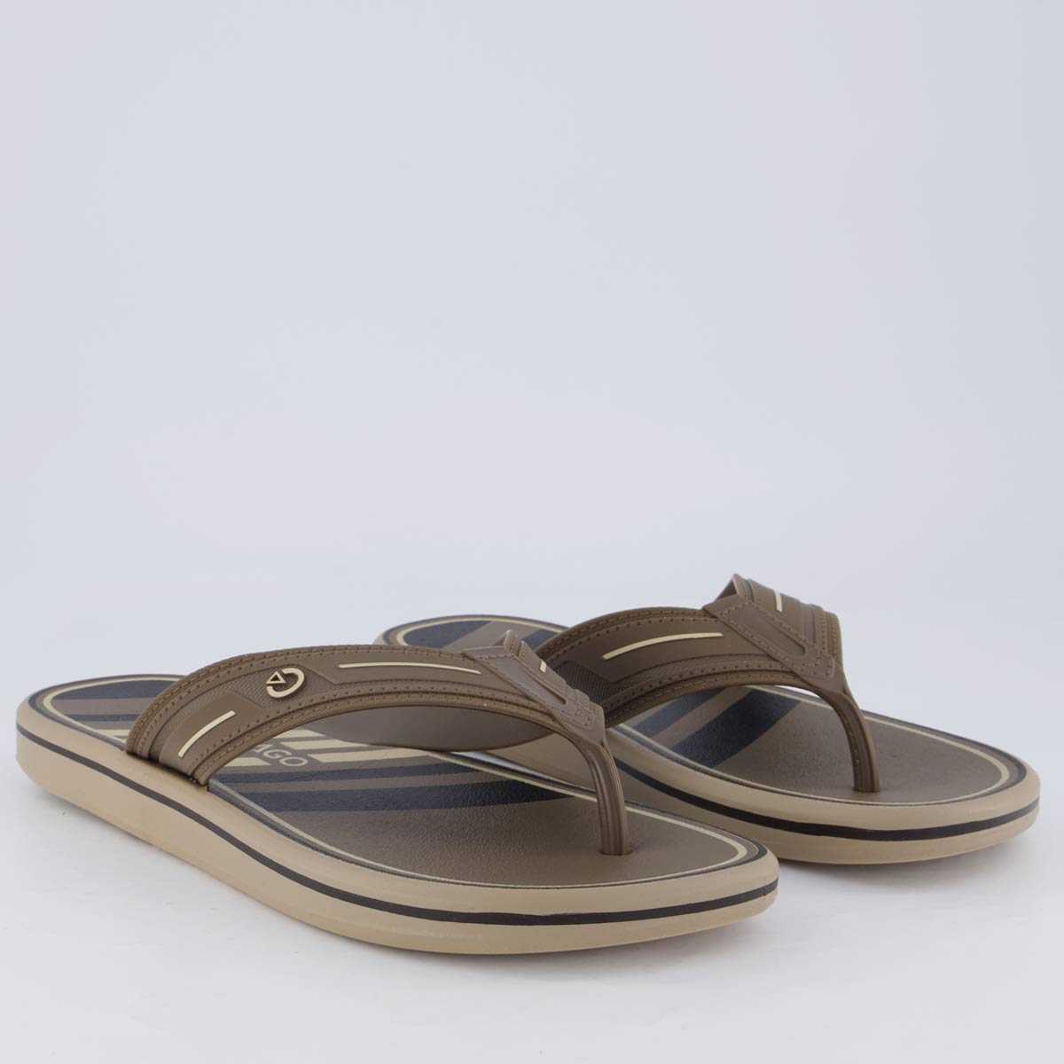 Chinelo Cartago Palermo II Marrom Marrom 3