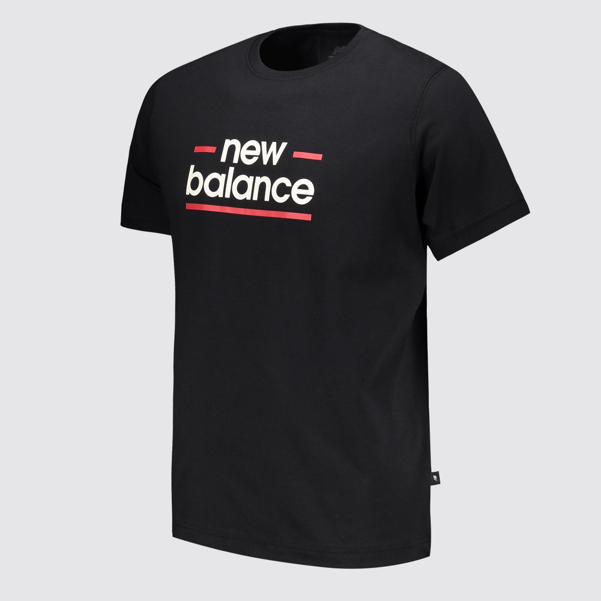 Camisa New Balance Linear Lines Preta Preto 2