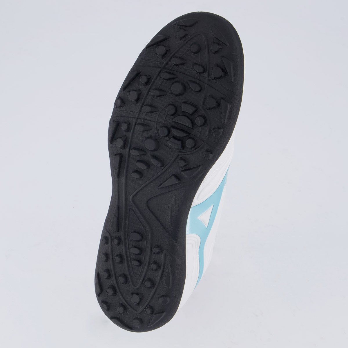 Chuteira Mizuno Regent AS Society Juvenil Branco e Azul Branco 5