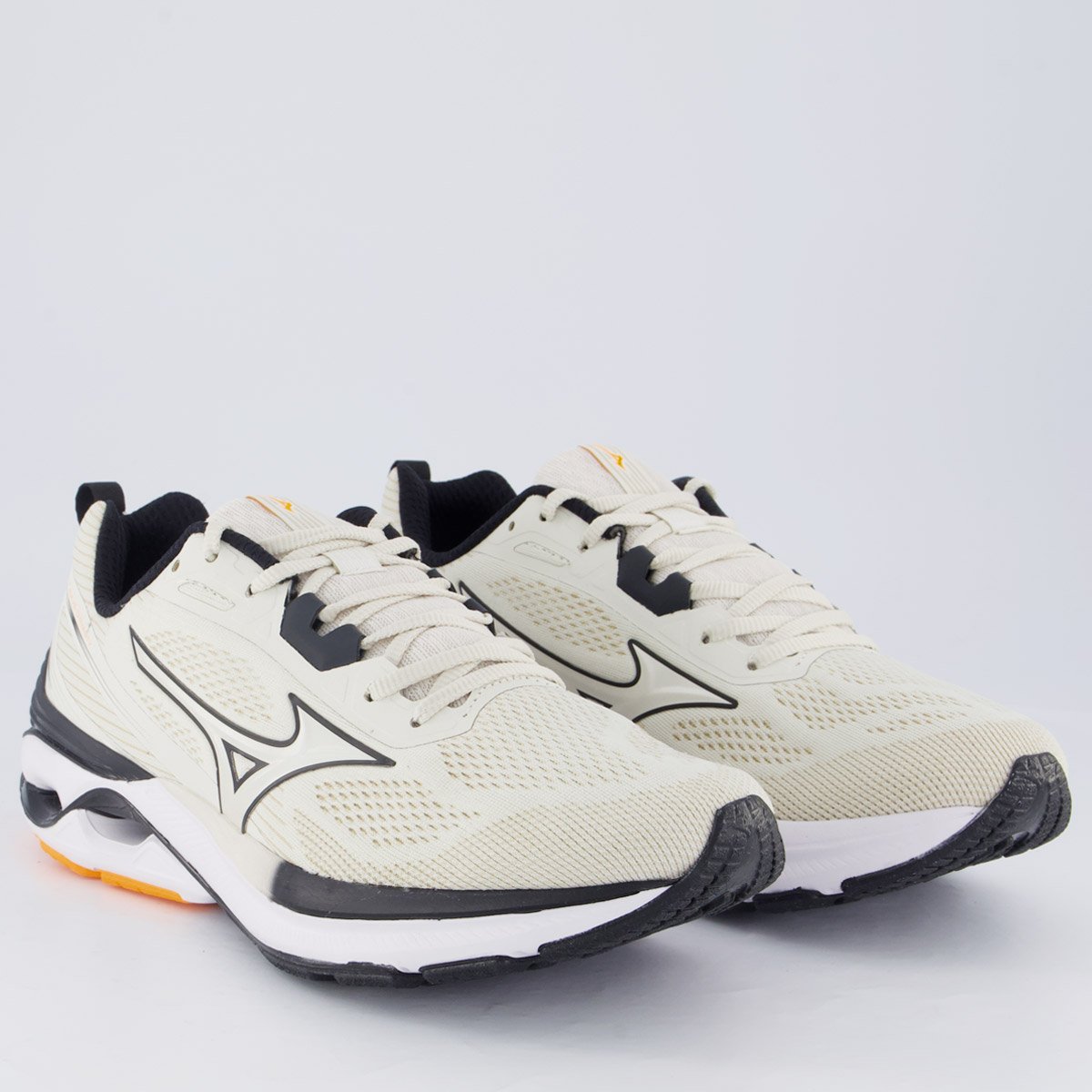 Tênis Mizuno Wave Dynasty 7 Bege Bege 2