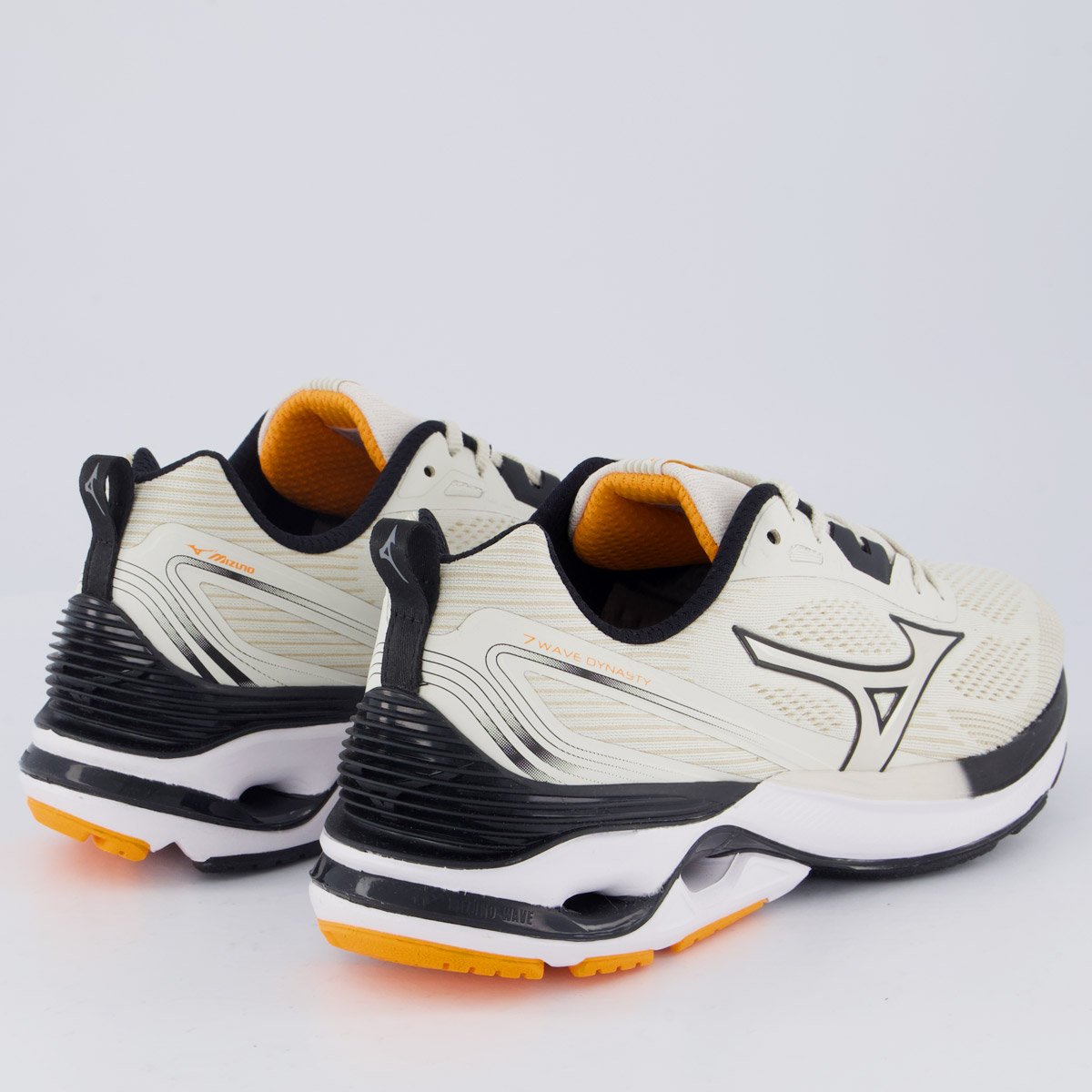Tênis Mizuno Wave Dynasty 7 Bege Bege 3